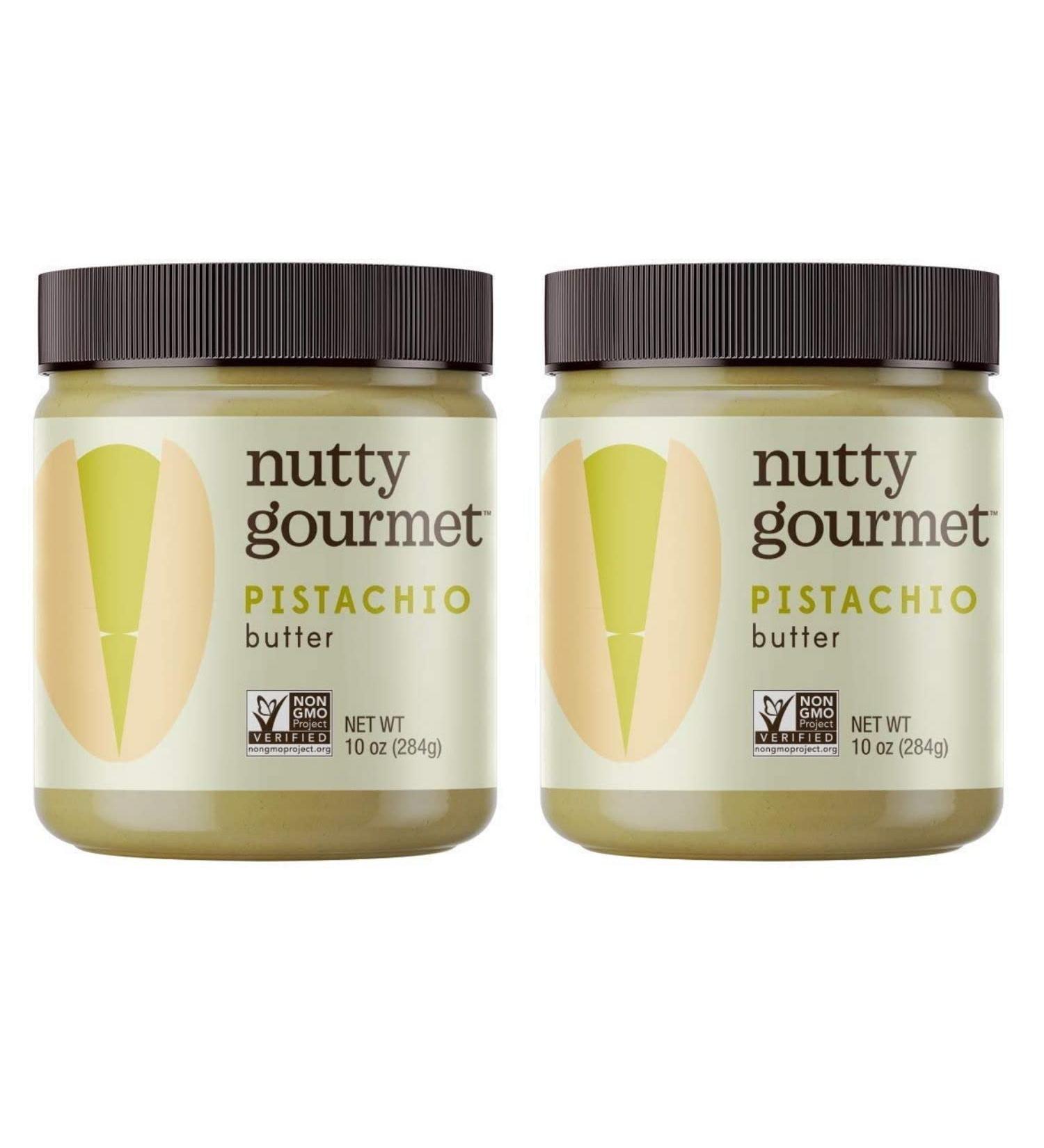 Pistachio Butter - Natural, Vegan, Keto & Gluten-Free Nut Spread - 10oz (2 Pack) - Buy Online on SooperMarket.com