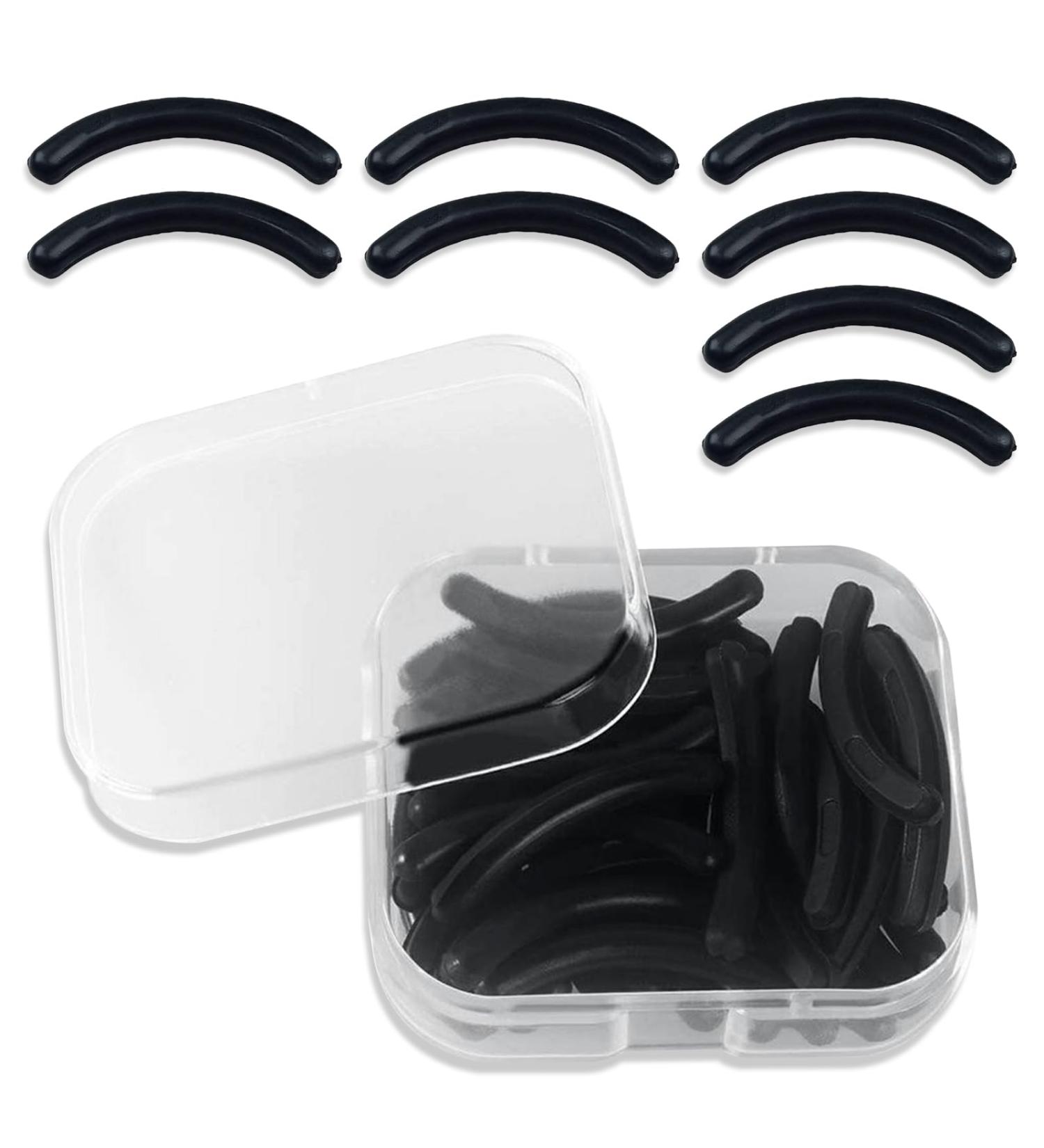 Replacement Silicone Eyelash Curler Refills 30 Piece Eyelash Curler Pad for Universal Eyelash Curler with Clear Storage Box - Buy Online on SooperMarket.com