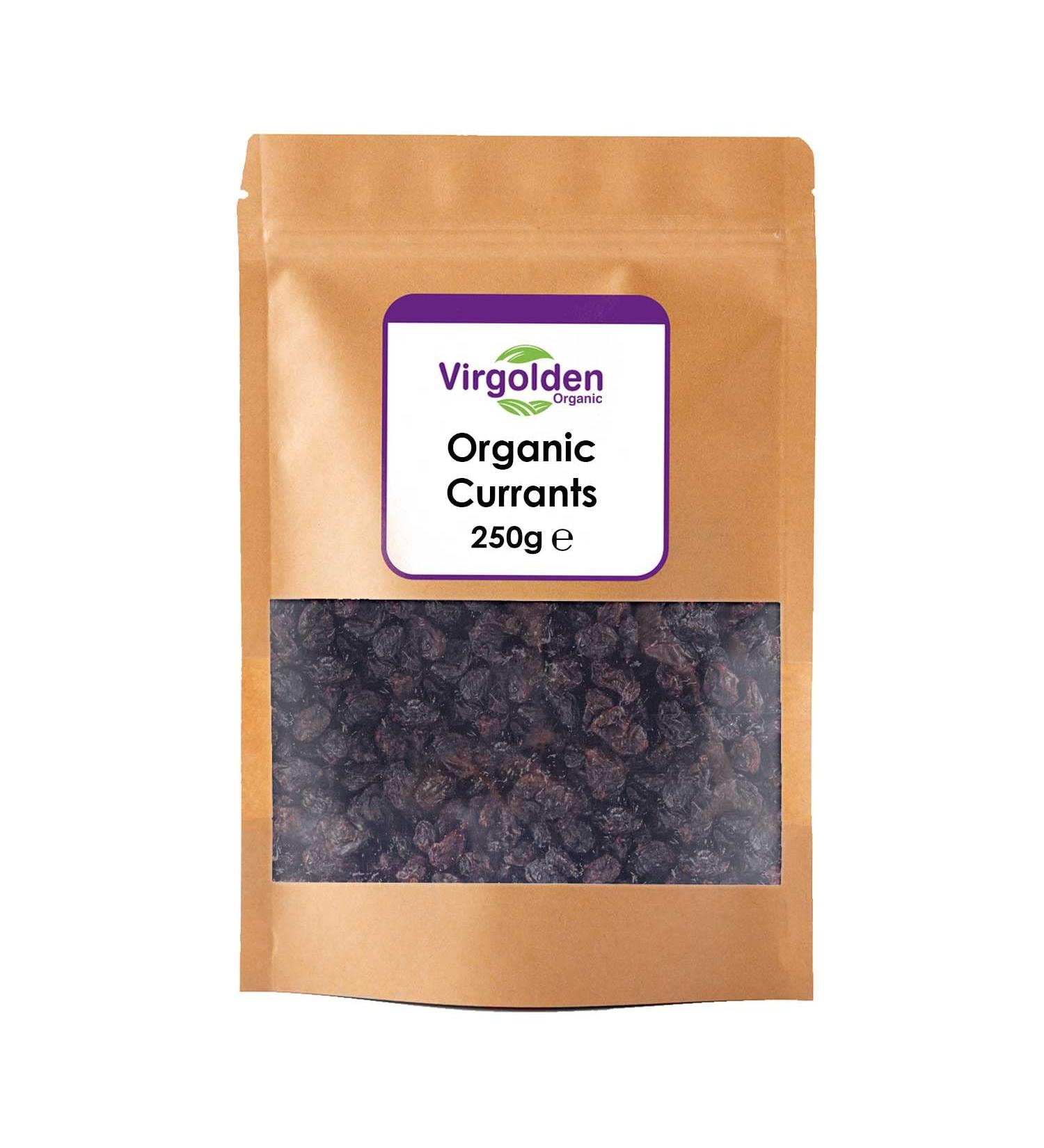 Organic Currants 250g by Virgolden Organic - Buy Online on SooperMarket.com