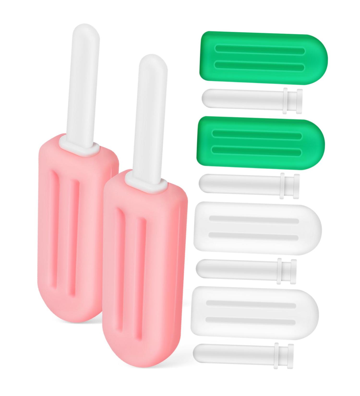 Hemoton 6 Pcs Popsicle Silicone Chew Clear Pacifier Smile Direct Jaw Chewies Aldult Seat Child - Buy Online on SooperMarket.com