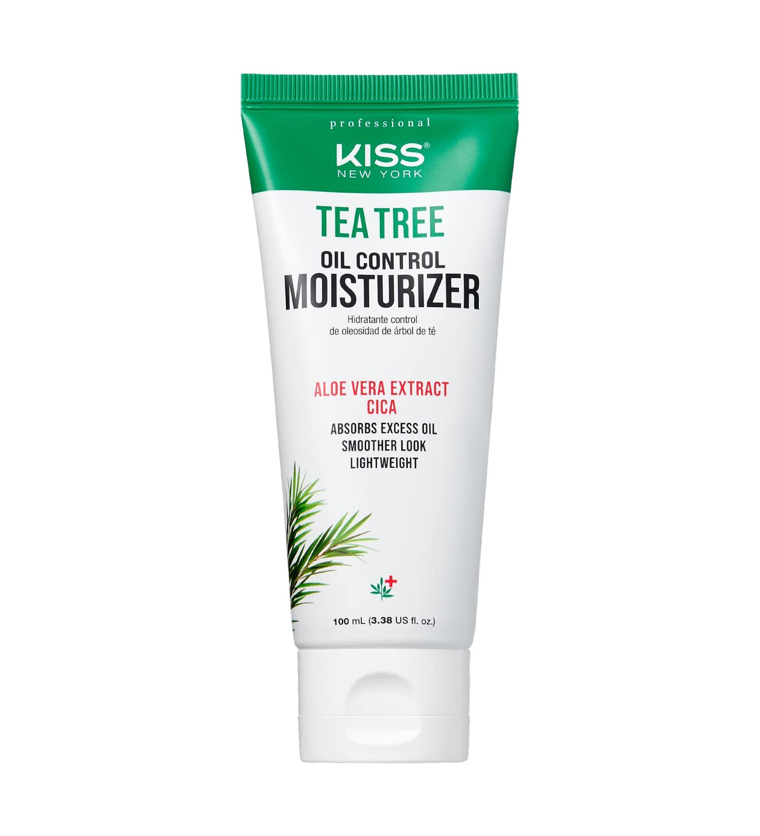 Kiss New York Tea Tree Oil Moisturizer for Oily Skin 3.38 Fl Oz - Korean Skin Care Formula - Buy Online on SooperMarket.com