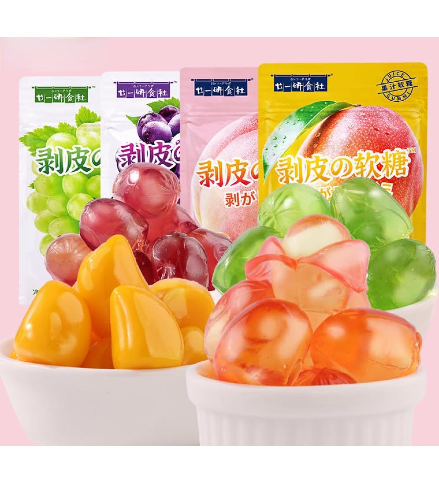 white peach Peeling Fruit Fudge72g/bag Mango gummies grape Litchi sugar soft candy Toffee 68% Juice Content gummy candy sweets Chewy gumdrop Instant Healthy Chinese Snacks (White Peach 10bag) White Peach 10bag - Buy Online on SooperMarket.com