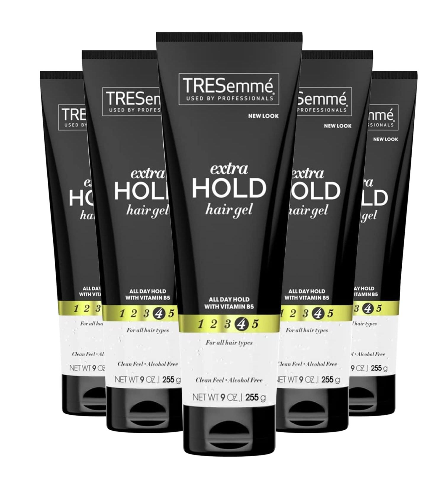 TRESemme Extra Hold Hair Gel with Vitamin B - 5 Tubes of 9 Oz. Ea. - Volumizing & Frizz Control Hair Products - Buy Online on SooperMarket.com