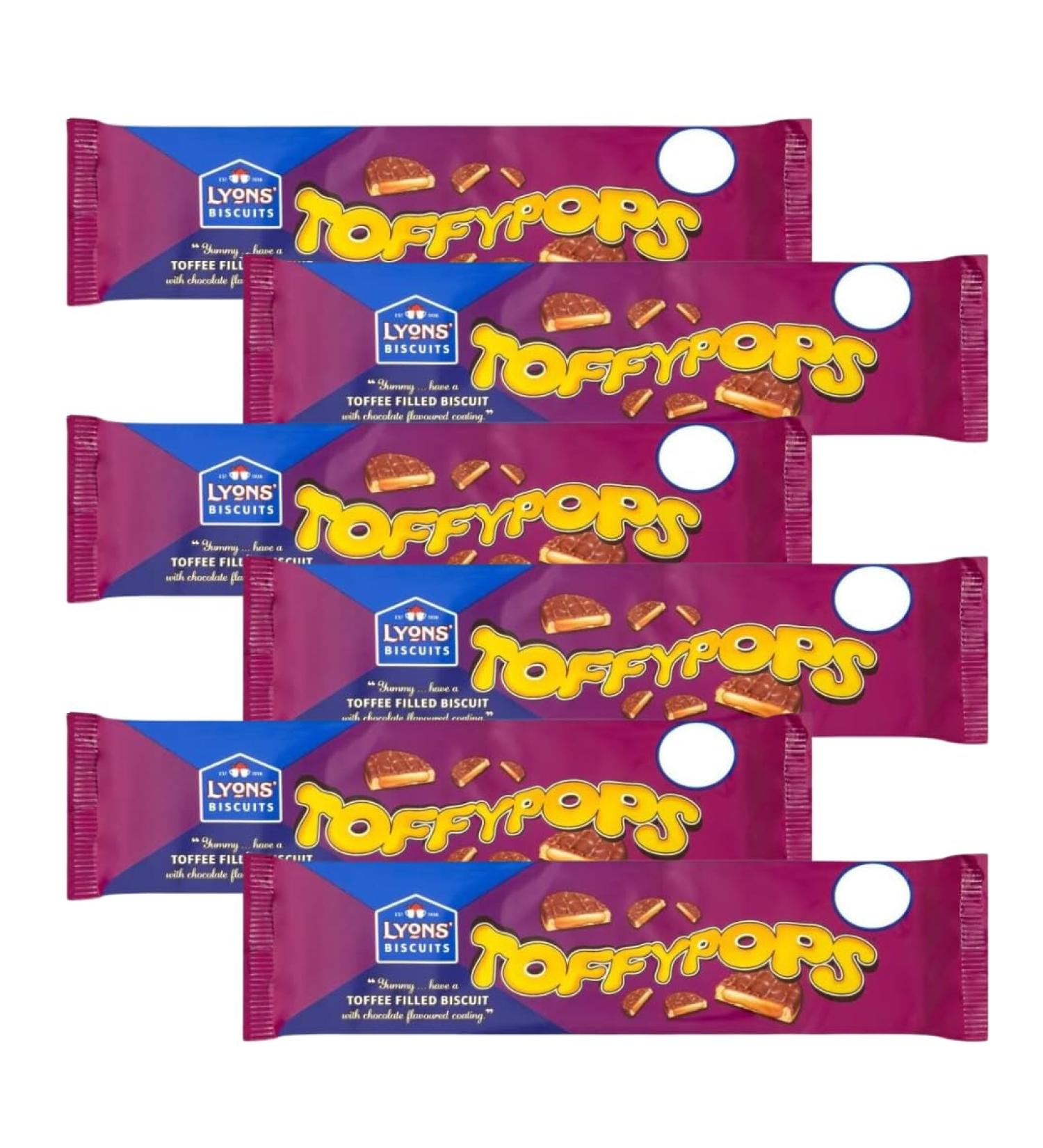 Biscuit Bundle Containing Lyon's Toffee Pops 120g (6 Pack) - Buy Online on SooperMarket.com
