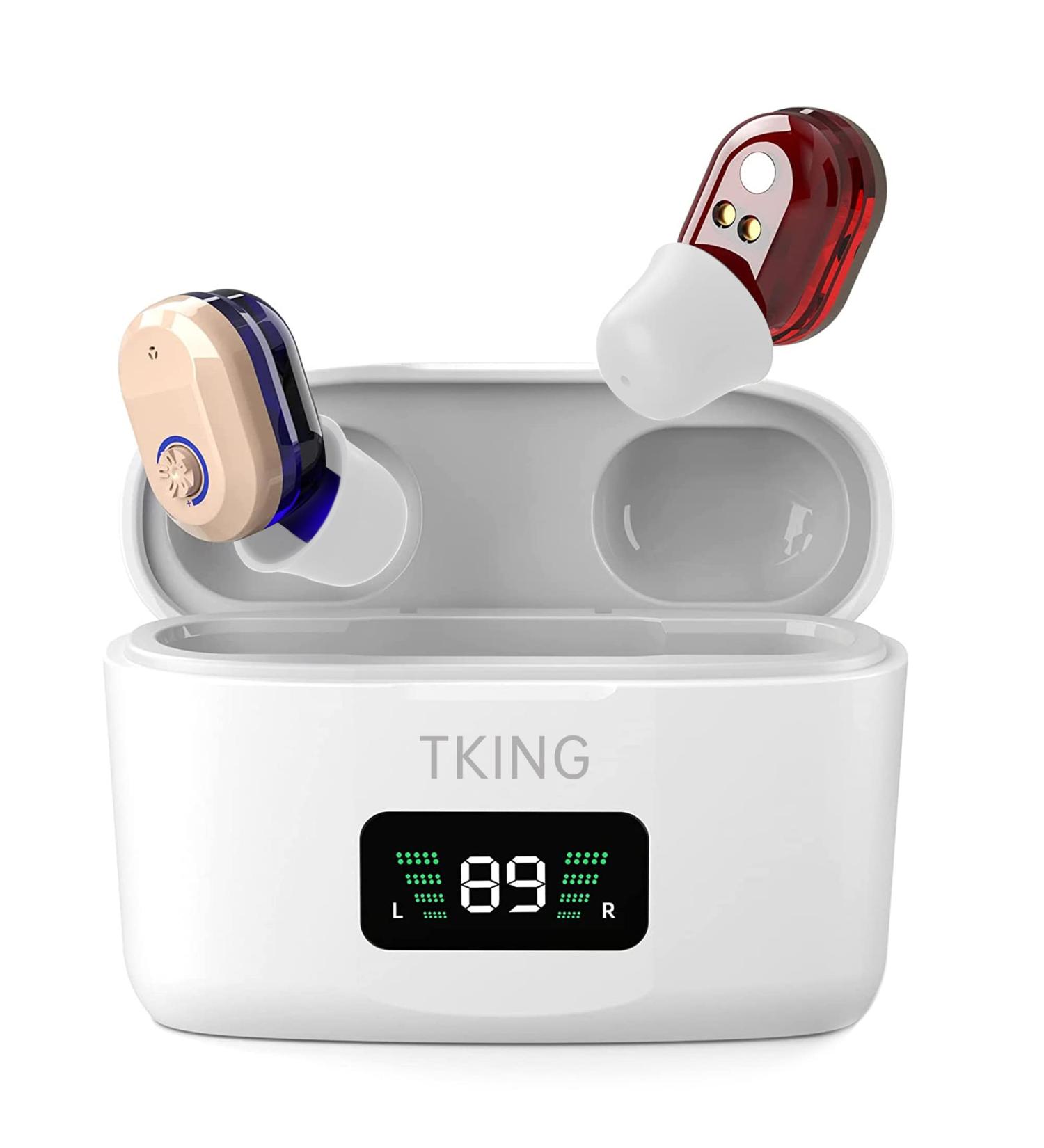 Rechargeable ITE Hearing Enhancement Aids Improve Sound Location Voice Enhancement Device Aid and Assistant Hearing for TV and Talking - Buy Online on SooperMarket.com