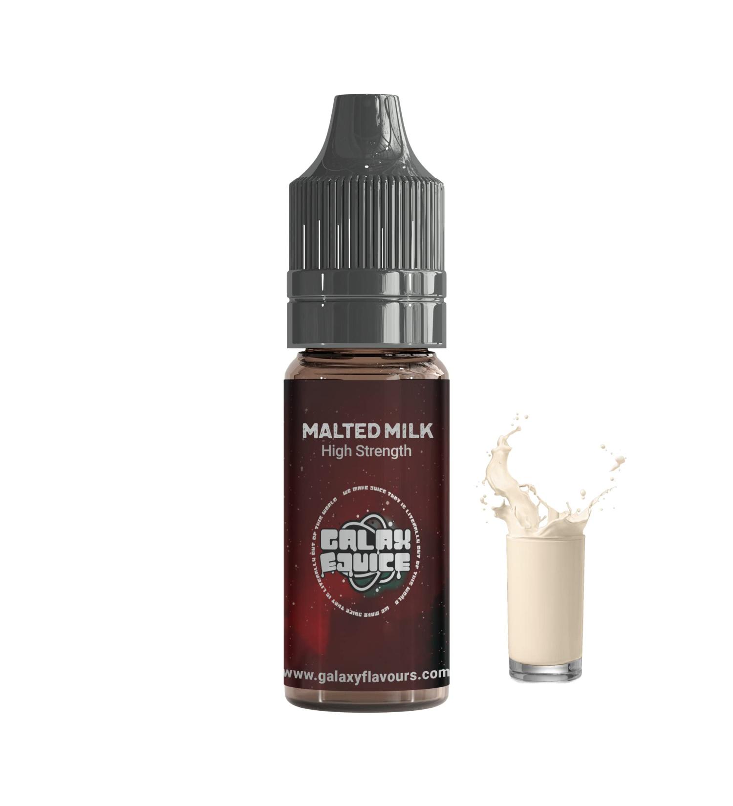 Malted Milk High Strength Flavouring - Galaxy Food Flavours - 10ml Bottle - Buy Online on SooperMarket.com