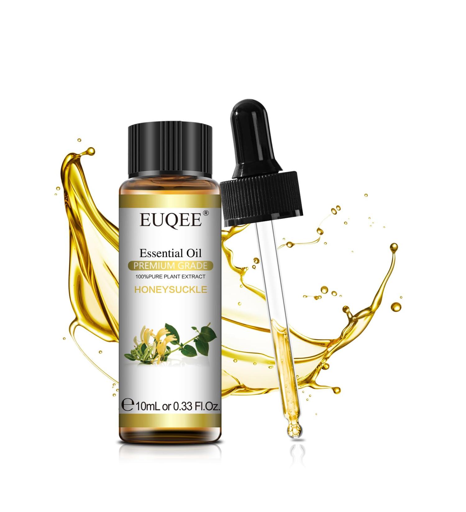 EUQEE Honeysuckle Essential Oil 10ml Pure Natural Honeysuckle Oils Aromatherapy Essential Oils for Diffusers for Home Relax Humidifiers Honeysuckle 10.00 ml (Pack of 1) - Buy Online on SooperMarket.com