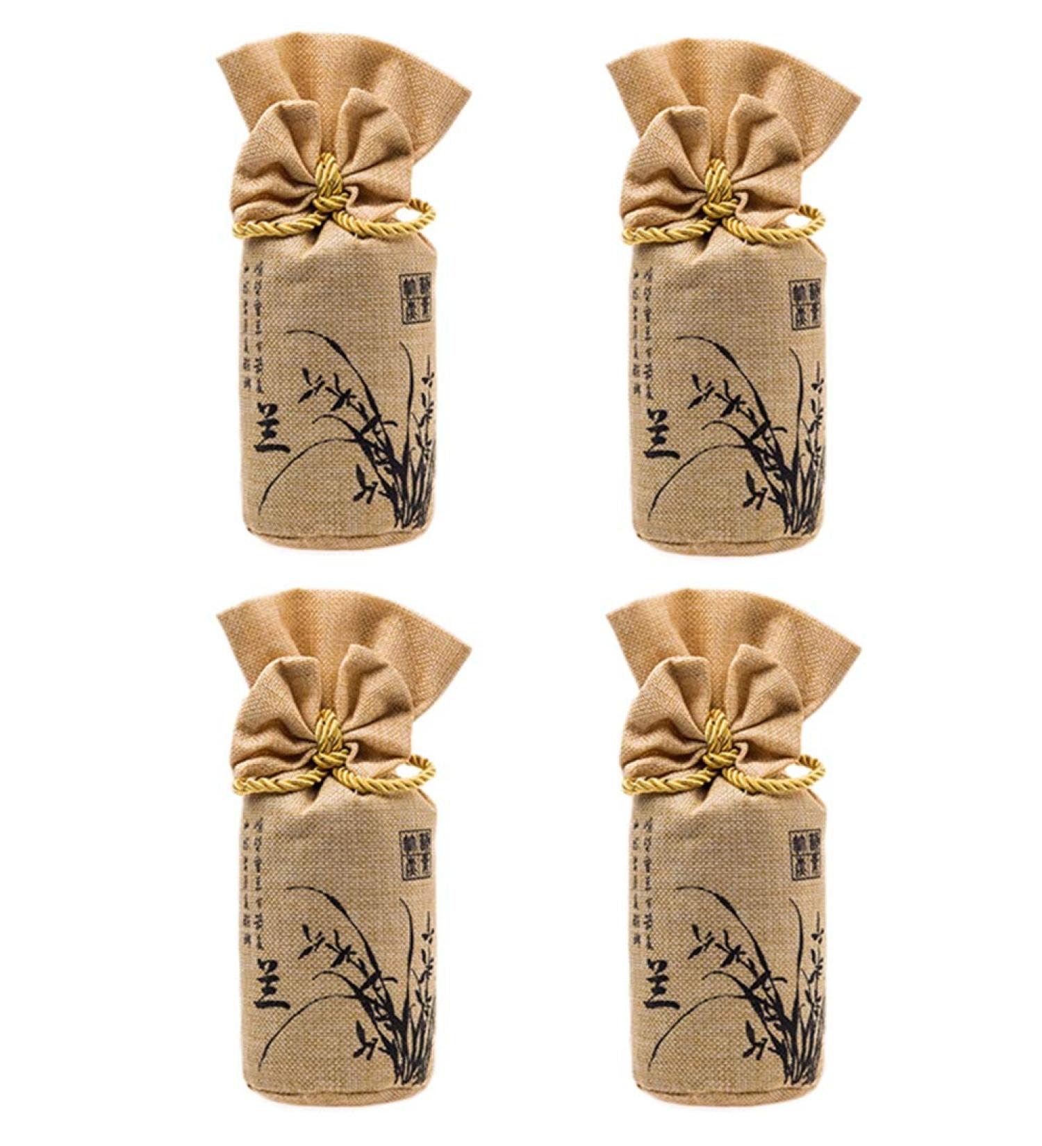 Buy Bamboo Coal Air Purification Bags - Activated Carbon Odor Absorbers & Moisture Fresheners (4 Pack 250g Each) - Eco-Friendly Home & Car Solutions - Buy Online on SooperMarket.com