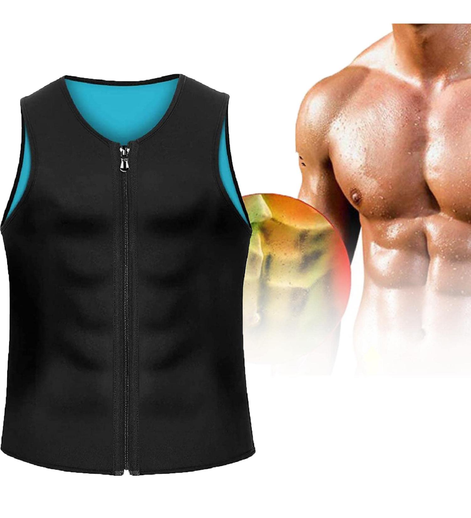 Manson Gynecomastia Zipper Vest | Compression Shirt Tank Top for Men | Size Medium - Buy Online on SooperMarket.com