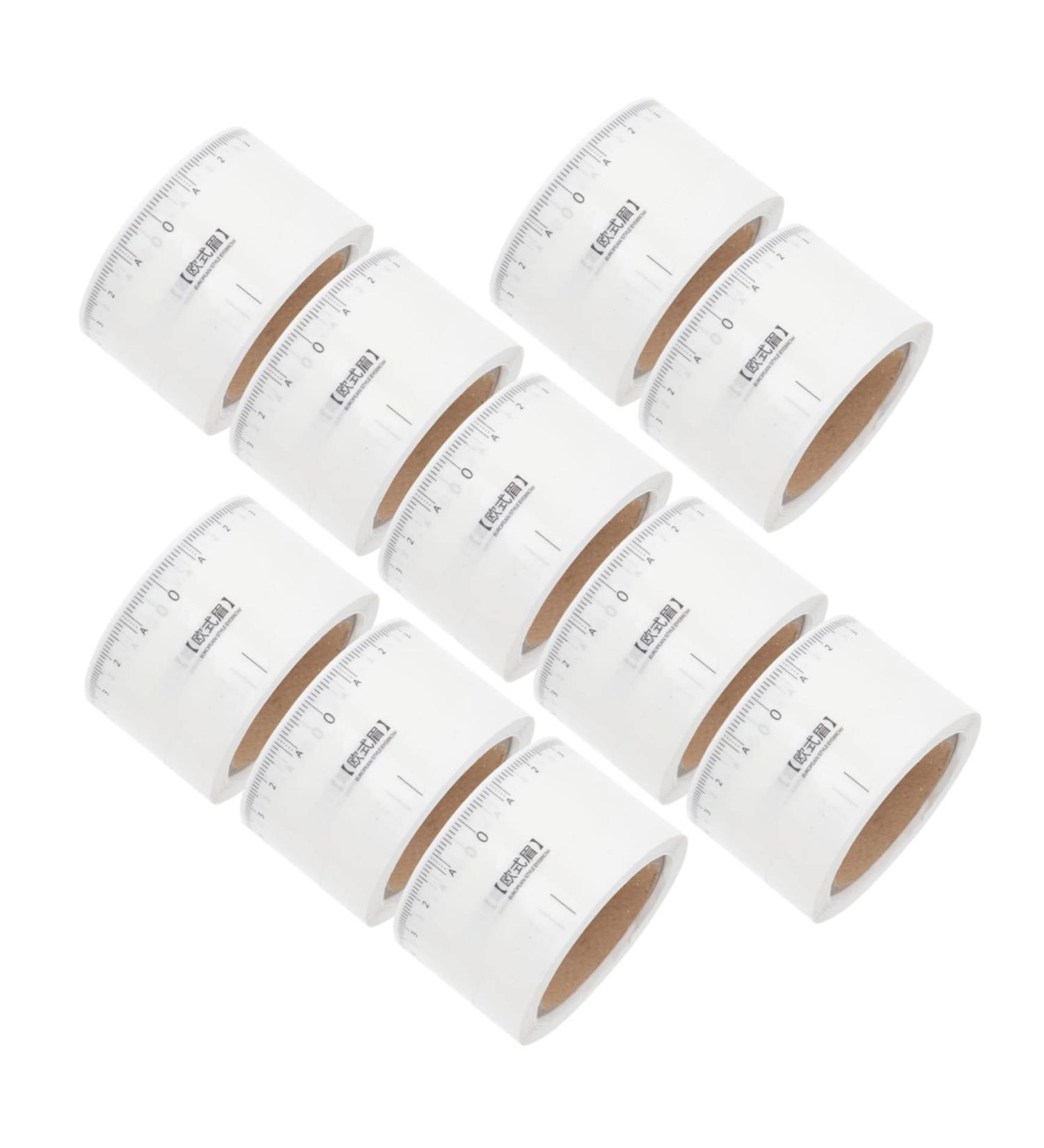 NOLITOY 50pcs Professional Eyebrow Ruler Brow Mapping Pen Eyebrow Stencils Eyebrow Line Major Makeup Tools - Buy Online on SooperMarket.com