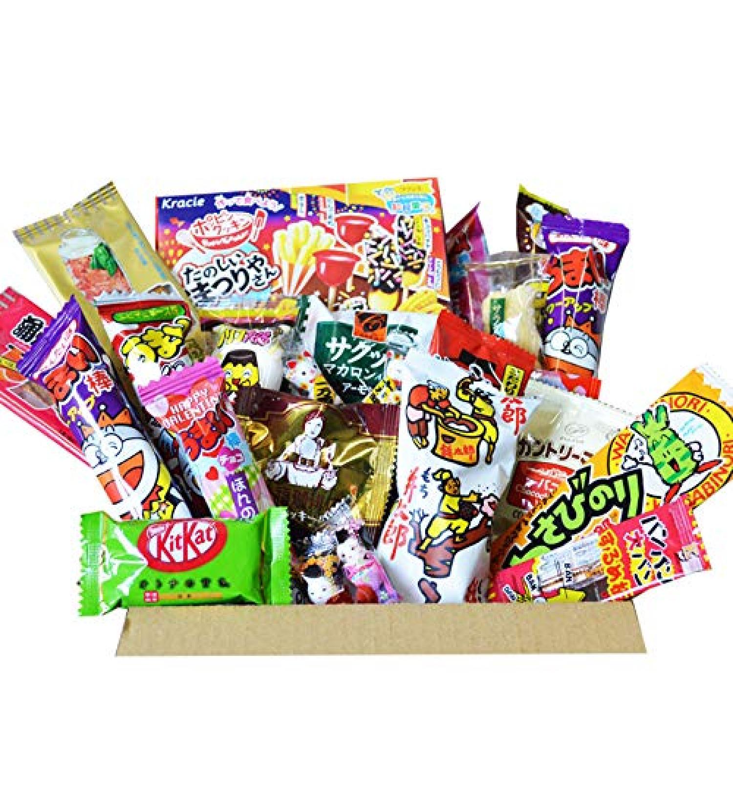 Popin Cookin Japanese DIY Dagashi Snack & Kit Kat Chocolate Box 30 pcs Set Gift Present with AKIBA KING sticker - Buy Online on SooperMarket.com