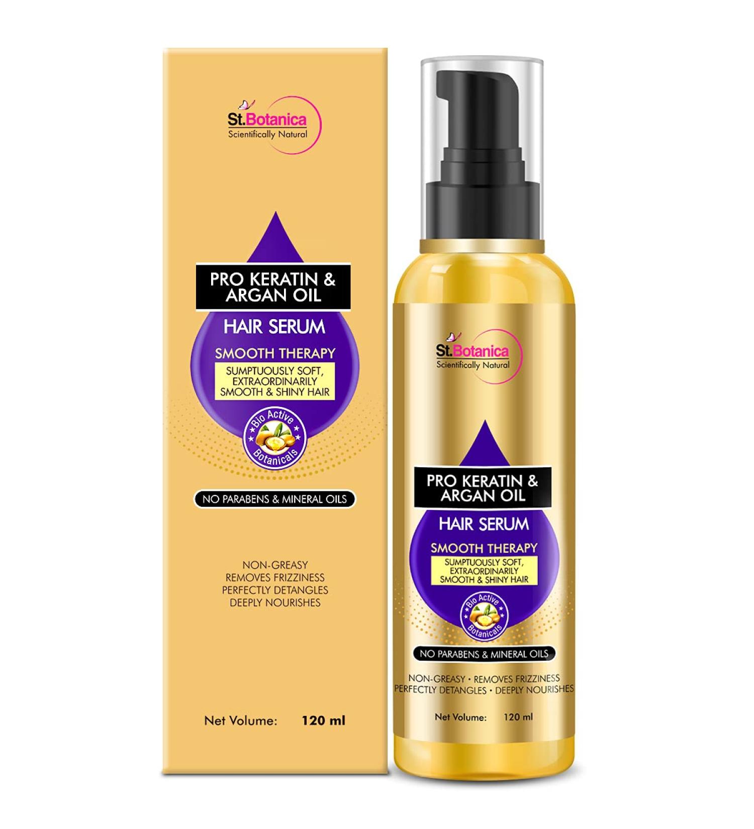 St Botanica Pro Keratin Argan Oil Hair Serum 120Ml - Buy Online on SooperMarket.com