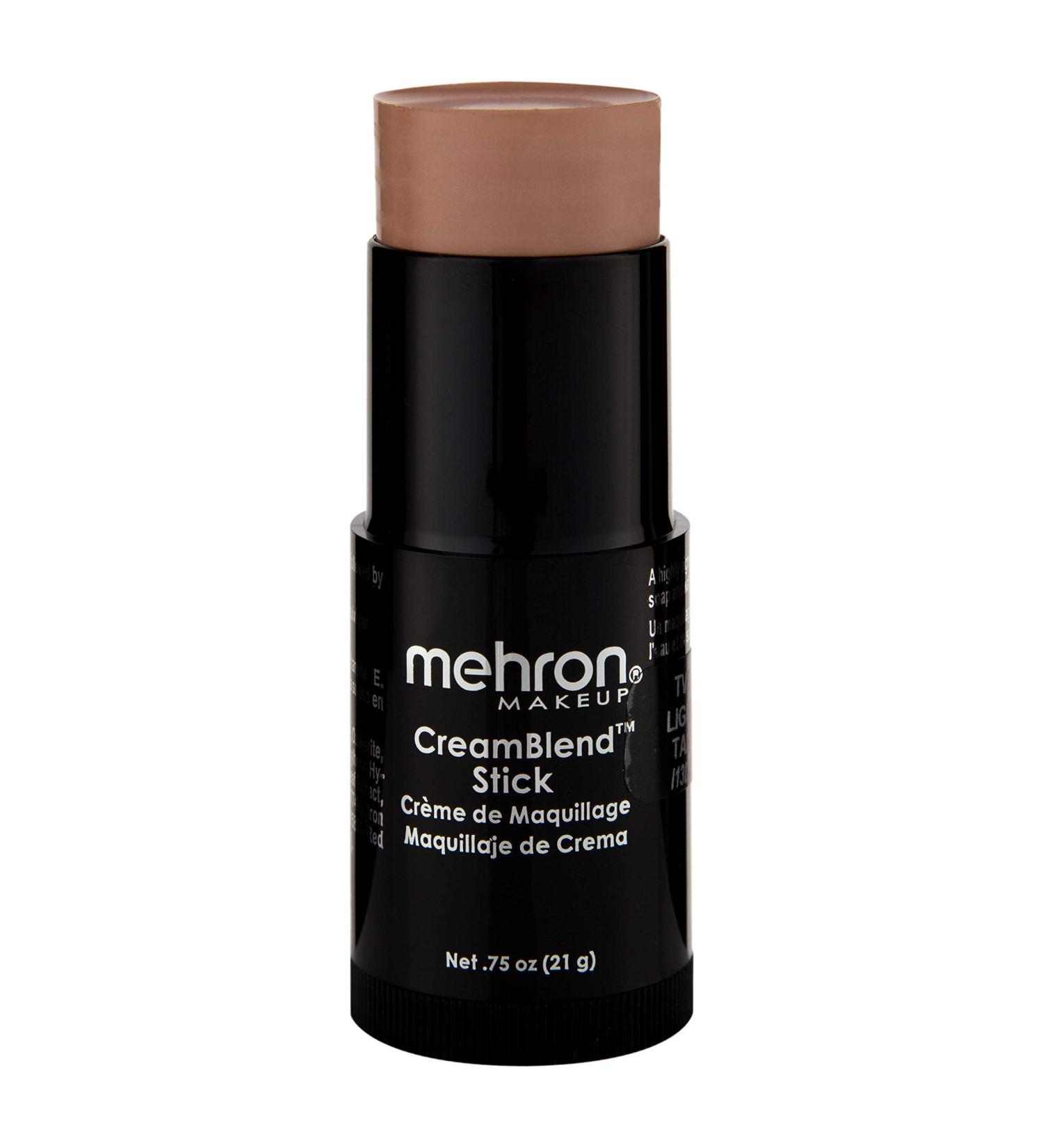 Mehron CreamBlend Stick Foundation (.75 oz) in Light Tan - Long-lasting Coverage - Buy Online on SooperMarket.com