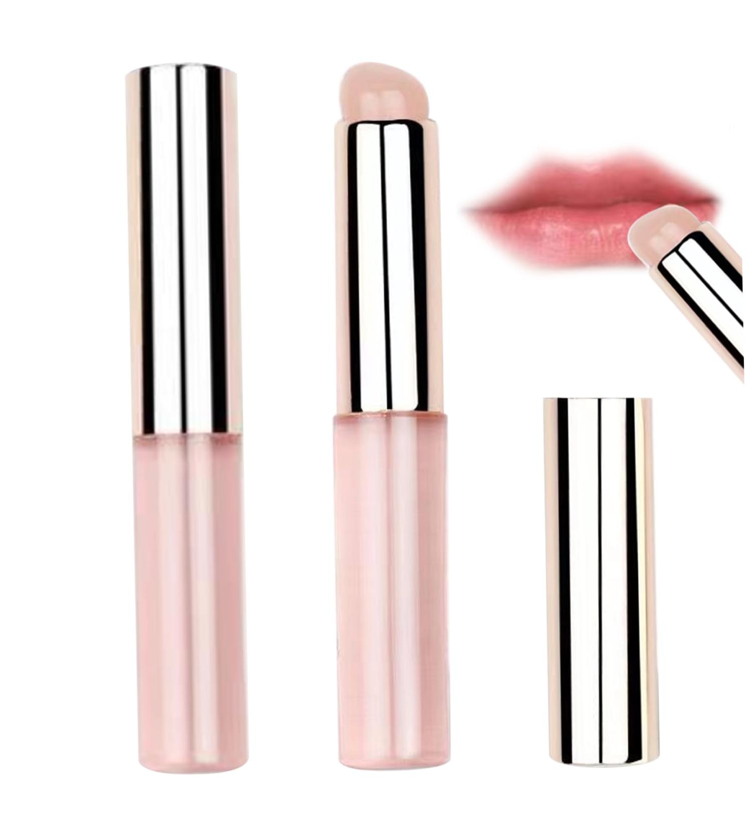 Buy 2 PCS Reusable Lipstick Brush with Dust Cover | Soft Silicone Lip Applicator for Lipsticks Lip Gloss & Lip Balm - Fast International Shipping - Buy Online on SooperMarket.com