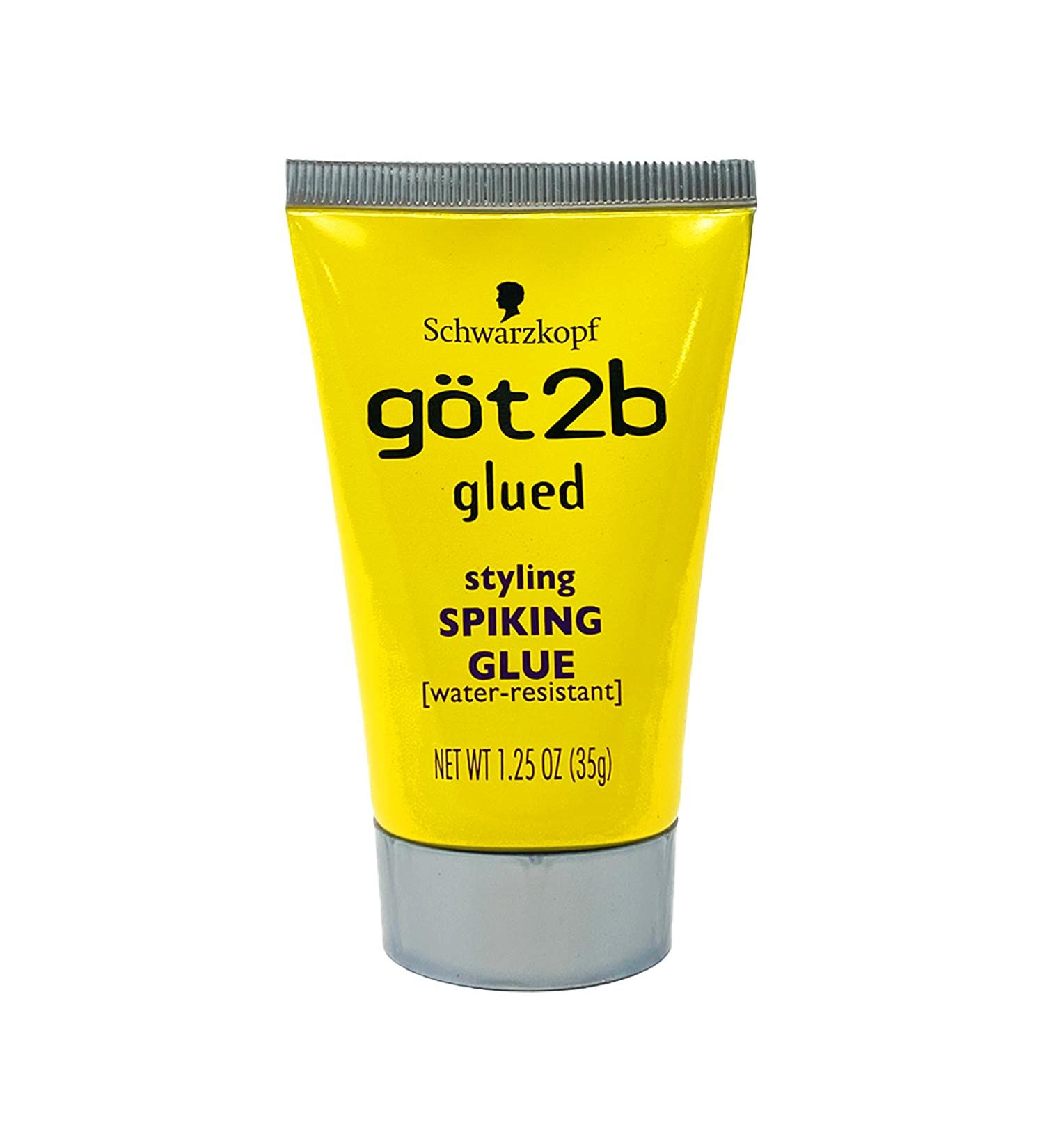 6-Pack Got2B Spiking Water Resistant Hair Glue 1.25oz - Unisex Styling Product - Buy Online on SooperMarket.com