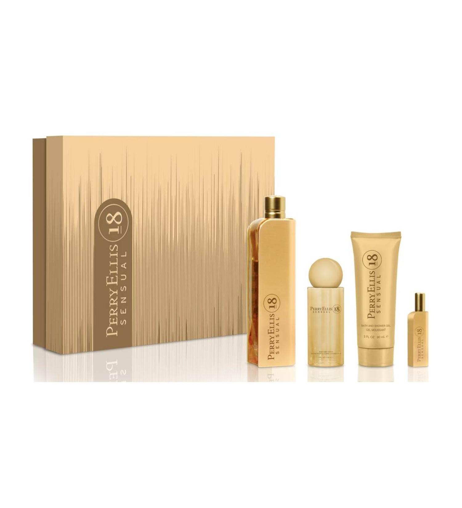 Perry Ellis Fragrances 18 Sensual 4-piece Gift Set - Buy Online on SooperMarket.com