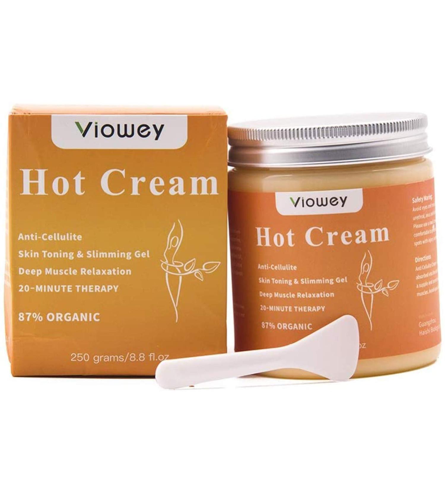 Hot Cream for Fat Burning - Tummy, Abdomen, Belly, Legs, Arms, Buttocks & Waist - 8.8oz - Buy Online on SooperMarket.com