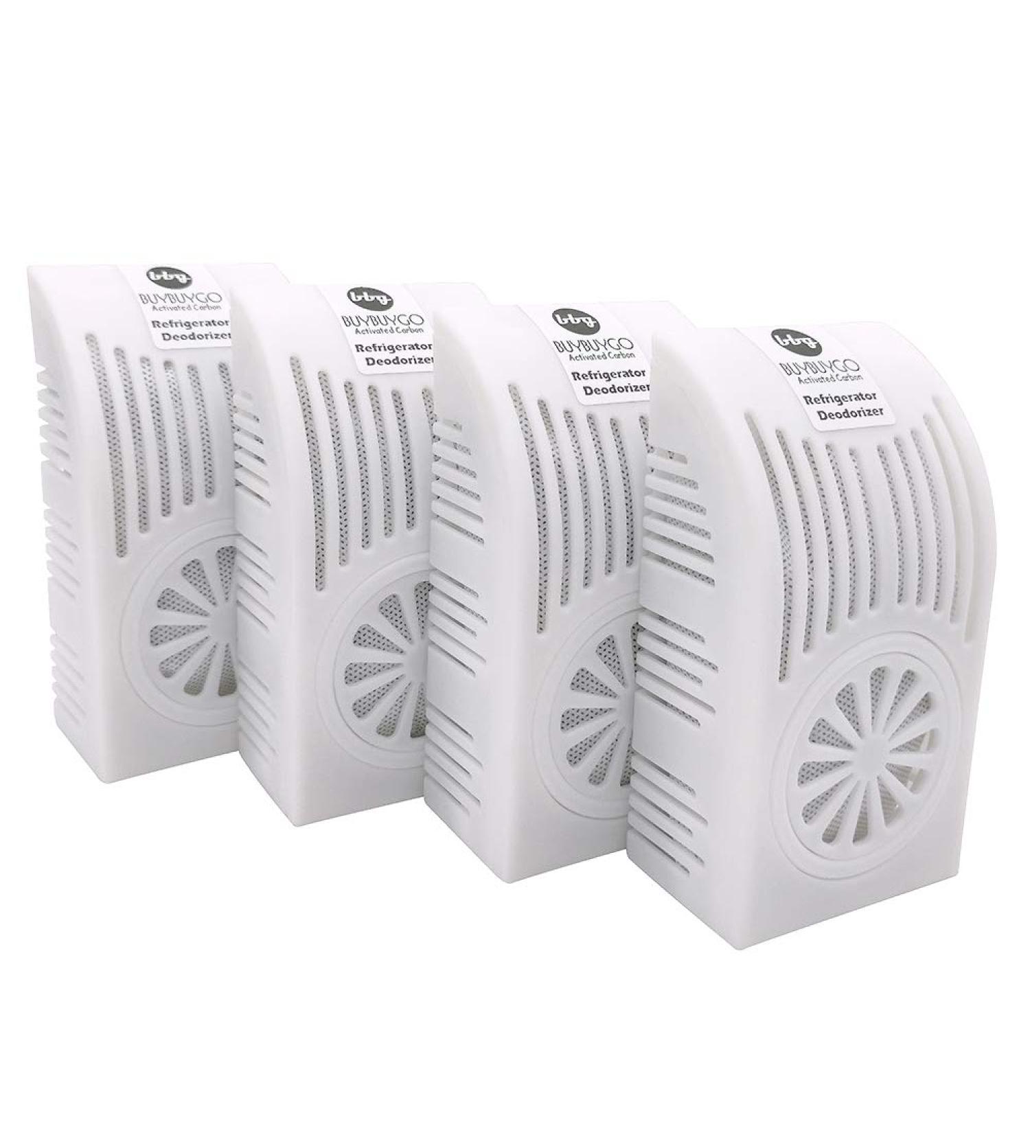 4-Pack 200g Charcoal Bags with Plastic Box - Activated Bamboo Charcoal Air Purifying for Refrigerator, Wardrobe, Closet, Shoebox, Drawer, Pet Home & Storage Room - Buy Online on SooperMarket.com