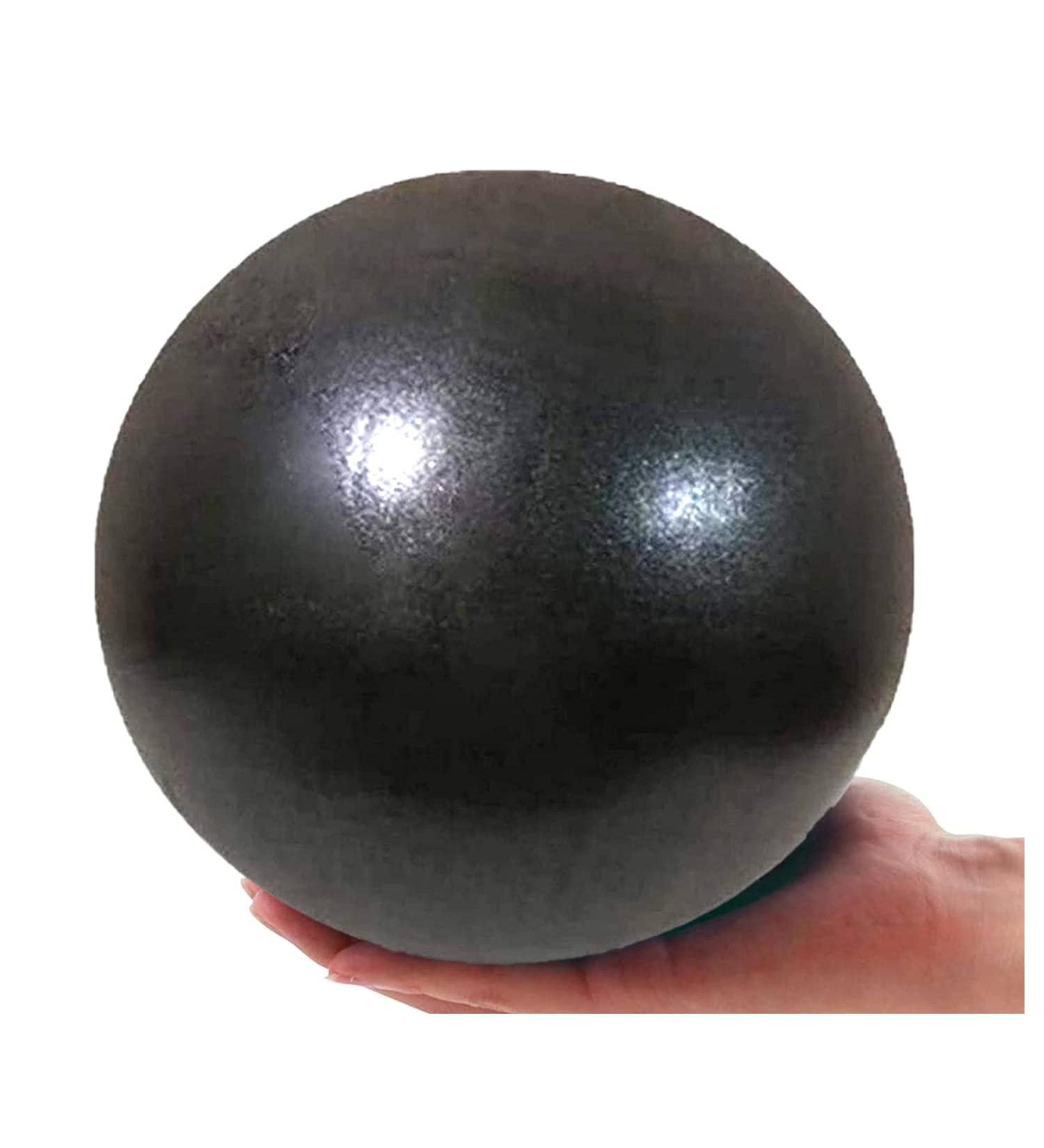 XIECCX Mini Yoga Ball 9 Inch - Home Exercise Pilates Therapy Balance Barre Equipment - Core Stability Training for Physical Fitness - Black - Buy Online on SooperMarket.com