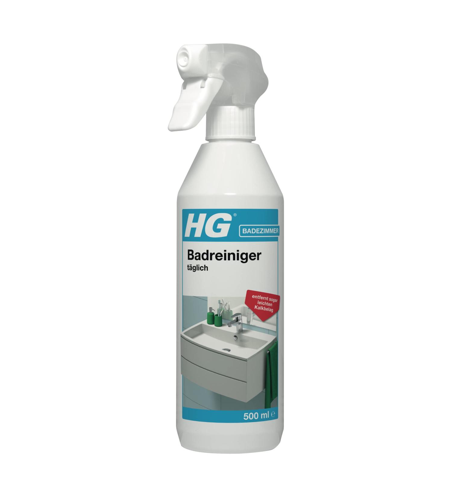 HG Bathroom Cleaner Daily - Effective Shower & Sink Cleaner for Plastic Tile Marble & Stone - 500ml Duo Pack | International Shipping - Buy Online on SooperMarket.com