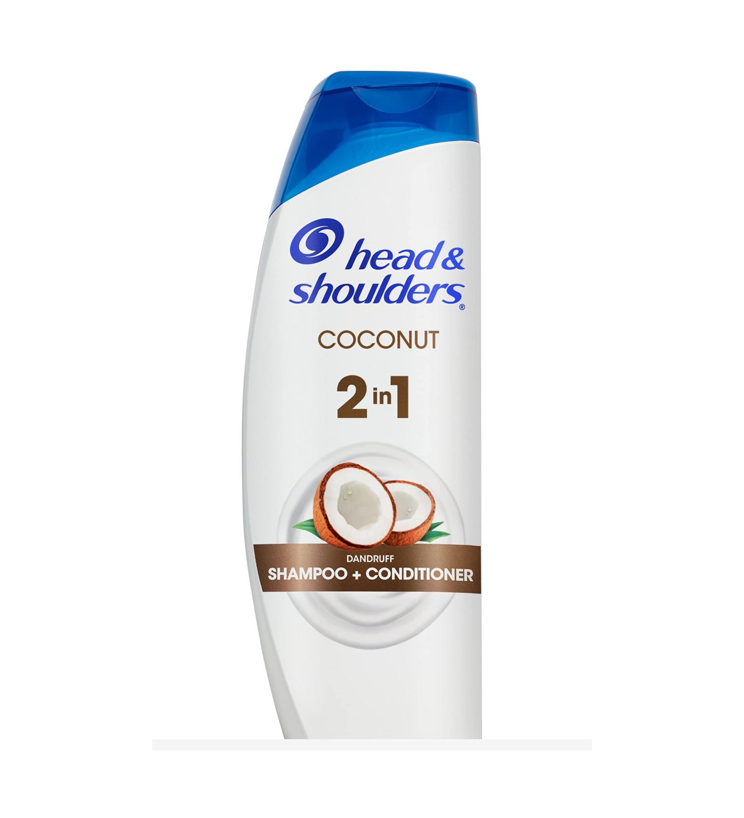 Head and Shoulders 2-in-1 Shampoo and Conditioner with Coconut Daily-Use Anti-Dandruff Paraben Free 13.5 fl oz