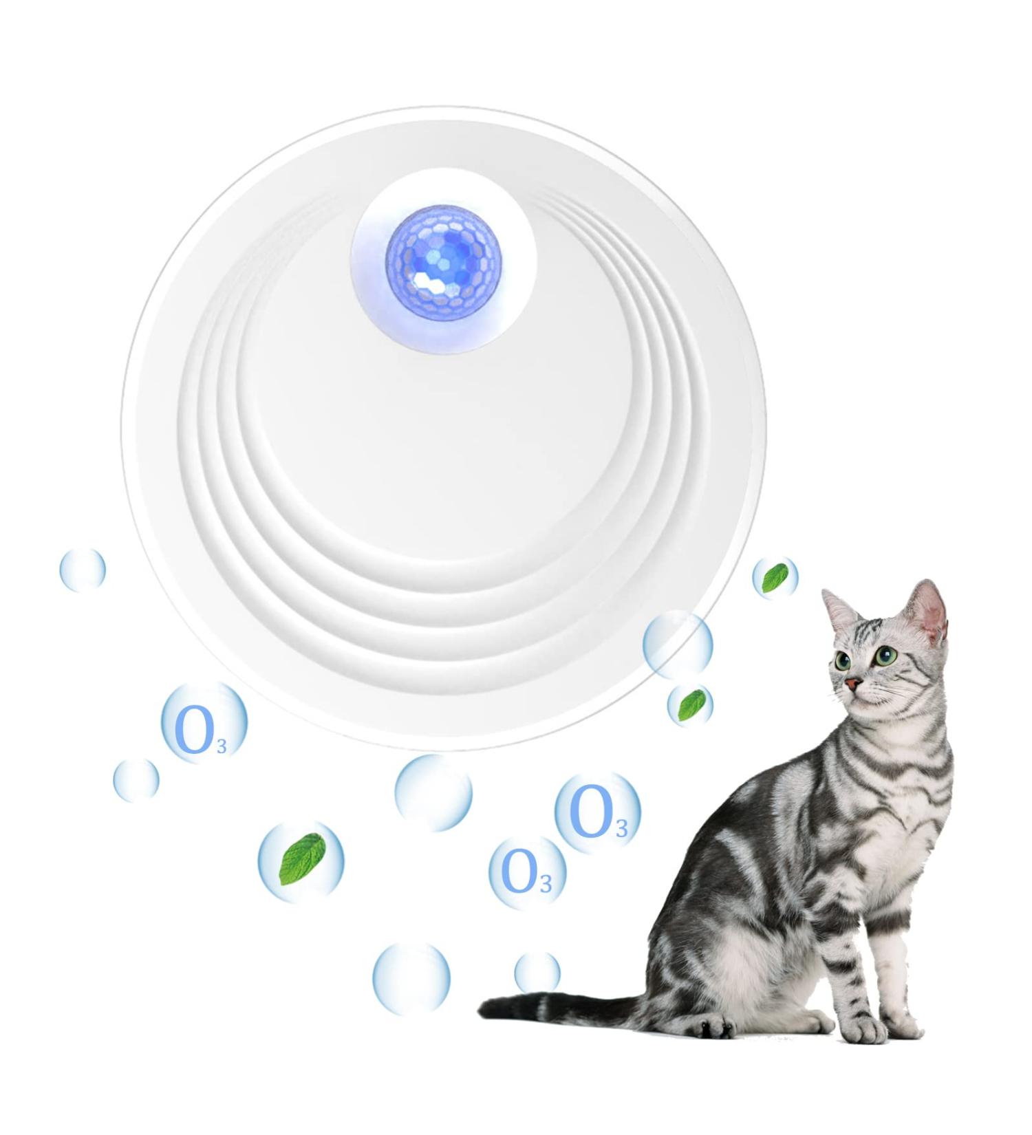 Roseflower Cat Litter Deodorizer | Intelligent Odor Eliminator & Air Purifier for Litter Boxes Kitchens & Bathrooms - #1 Choice for Pets - Buy Online on SooperMarket.com