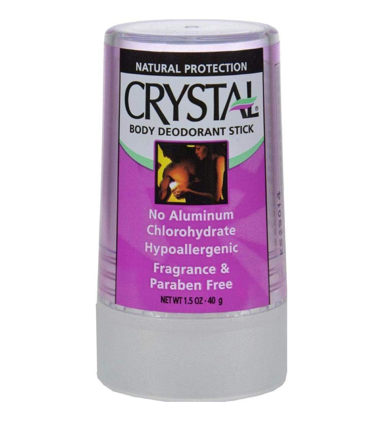 Crystal Body Deodorant Travel Stick Unscented 1.5 oz (Pack of 6)