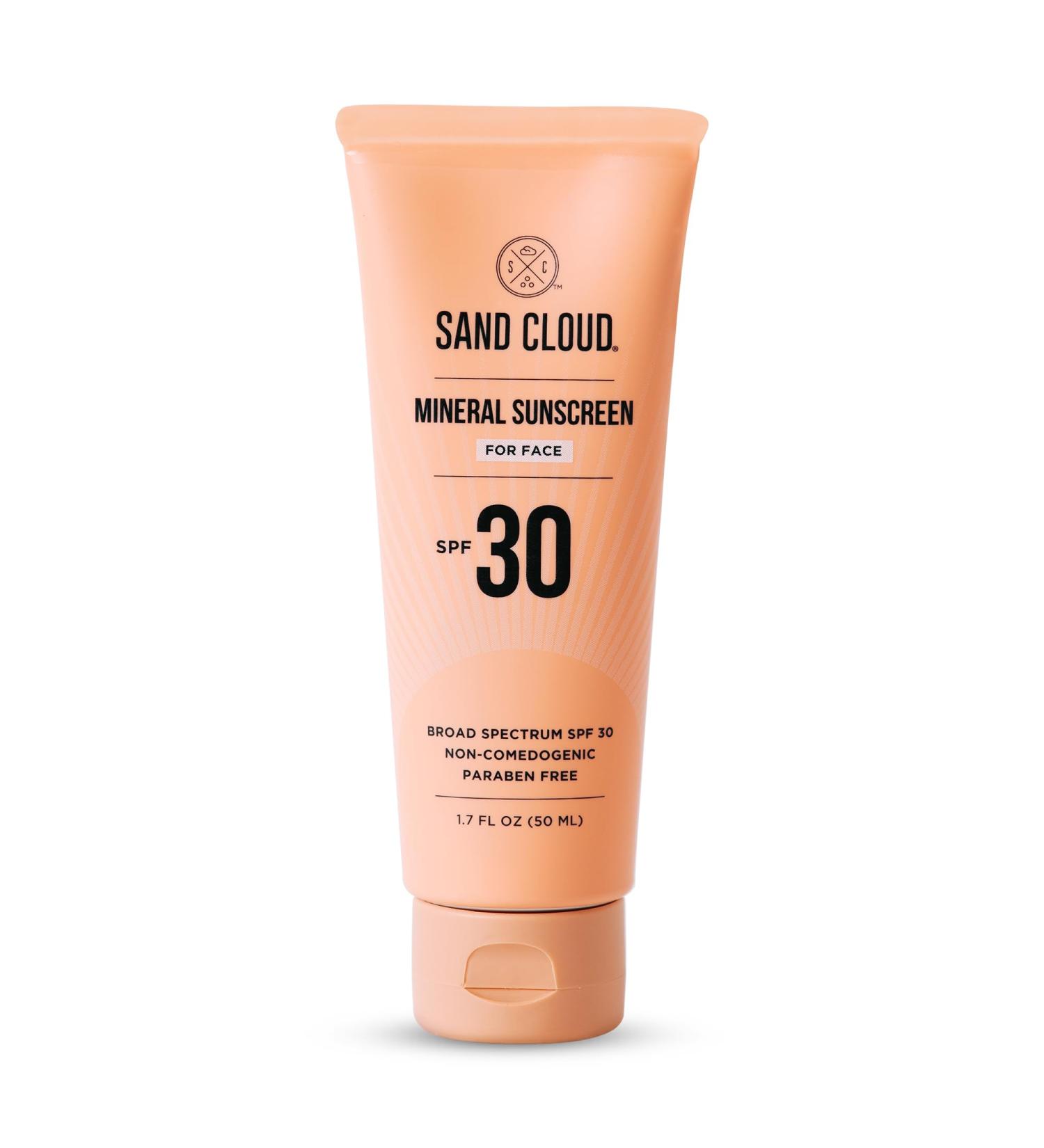 Buy Sand Cloud Broad Spectrum Mineral Sunscreen SPF 30 - Fragrance-Free Zinc Oxide Face Sunscreen for Sensitive Skin | Hydrating & Nourishing 1.7 Oz - Buy Online on SooperMarket.com