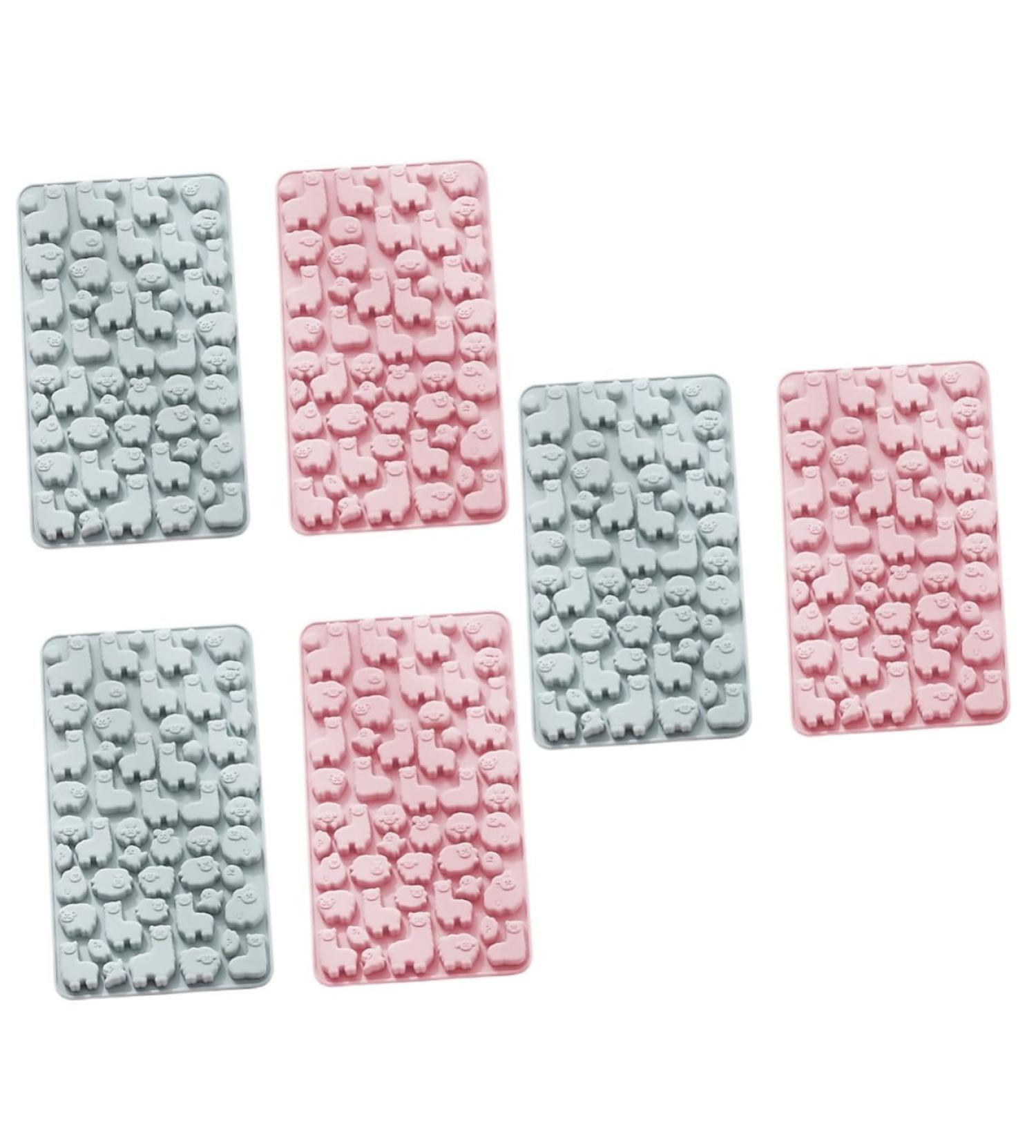 MAGICLULU 6 Pcs Chocolate Silicone Mold Baking Pan Candle Molds Roasting Pan Silicone Ice Cube Molds Chocolate Making Molds Candle Alpaca Mold DIY Baking Mold Alpaca-Shape Mold Soap 23.2X12.9X1.1CMx3pcs Random Colorx3pcs - Buy Online on SooperMarket.com