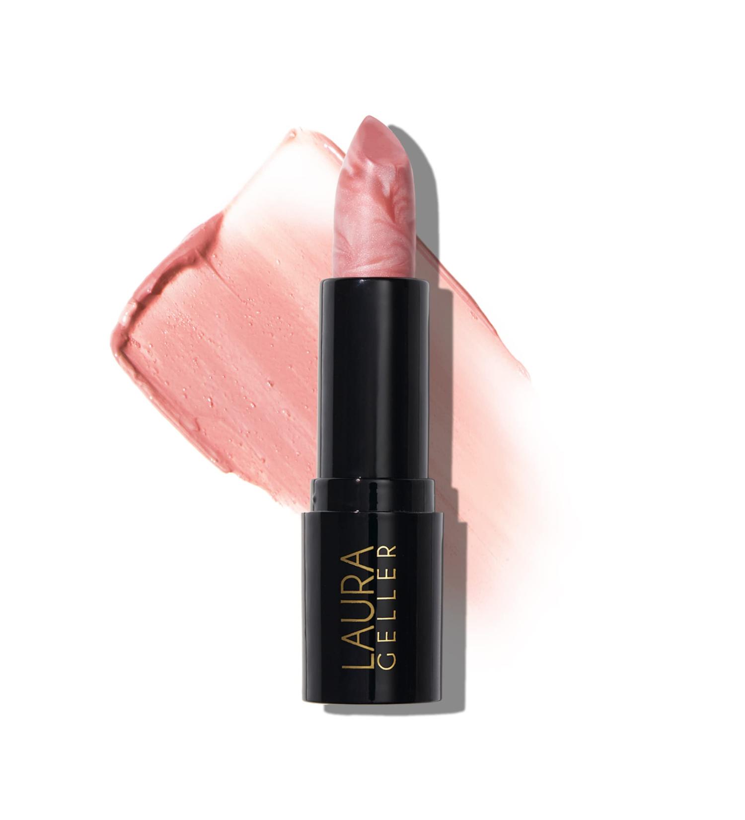 LAURA GELLER Italian Marble Sheer Lipstick in Berry Vanilla - Hydrating Cream Finish with Vitamin E & Castor Seed Oil - Buy Online on SooperMarket.com