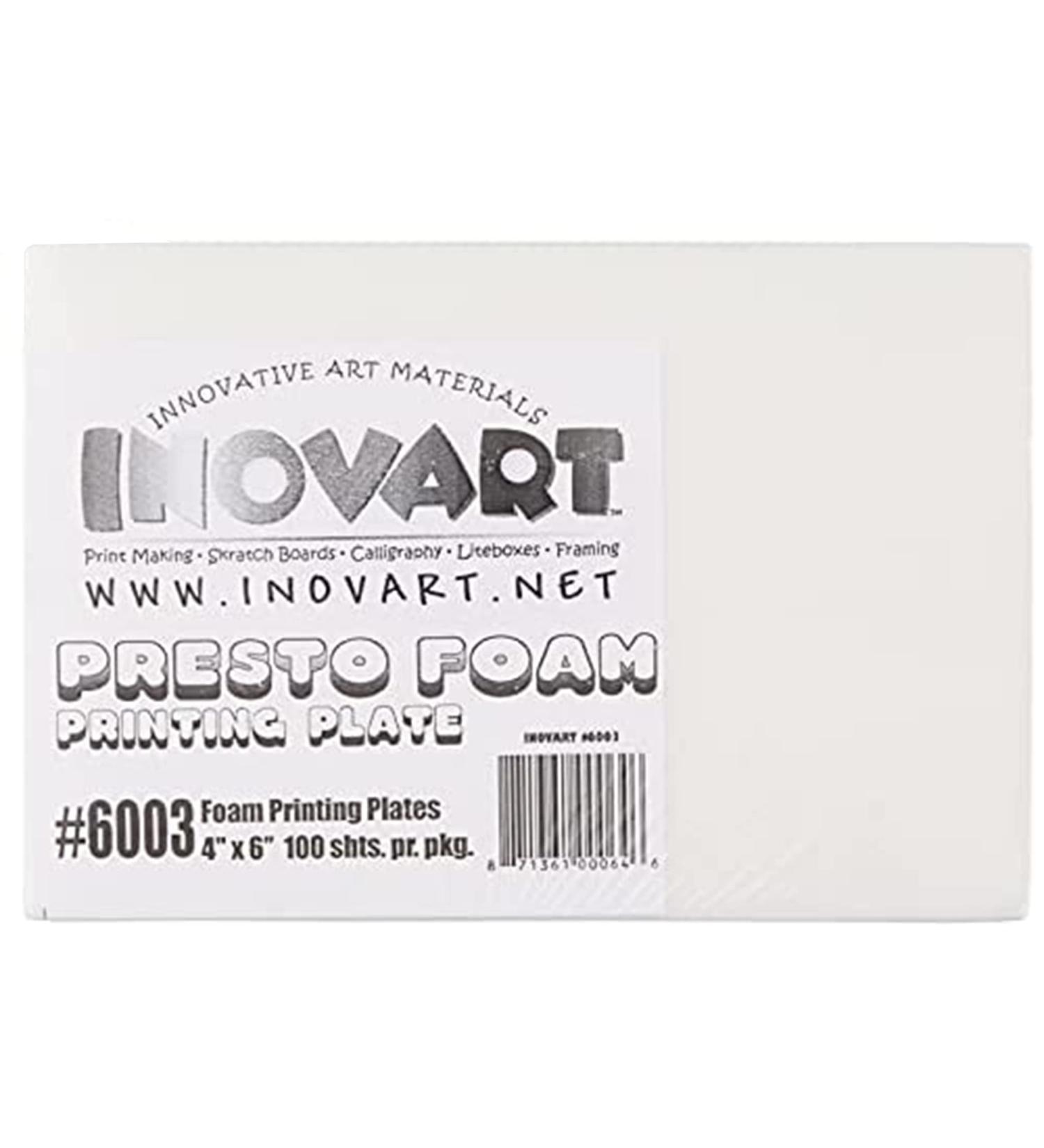 INOVART Presto Foam Printing Plates Econo Pack 4x6 - 100 Sheets - Buy Online on SooperMarket.com