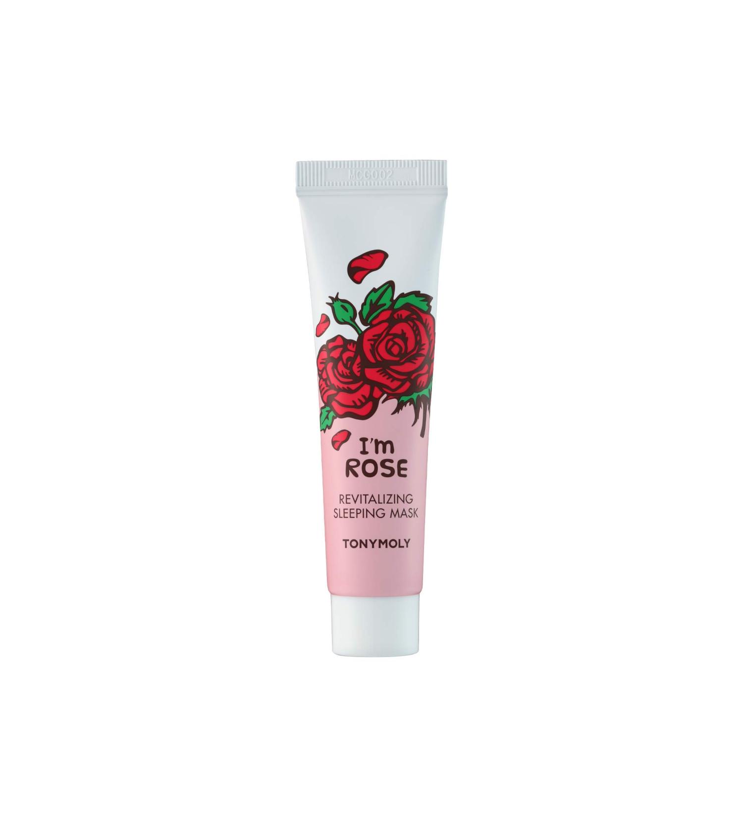TONYMOLY I'm Rose Revitalizing Sleeping Mask (Travel Size) 1 Fl Oz (Pack of 1)