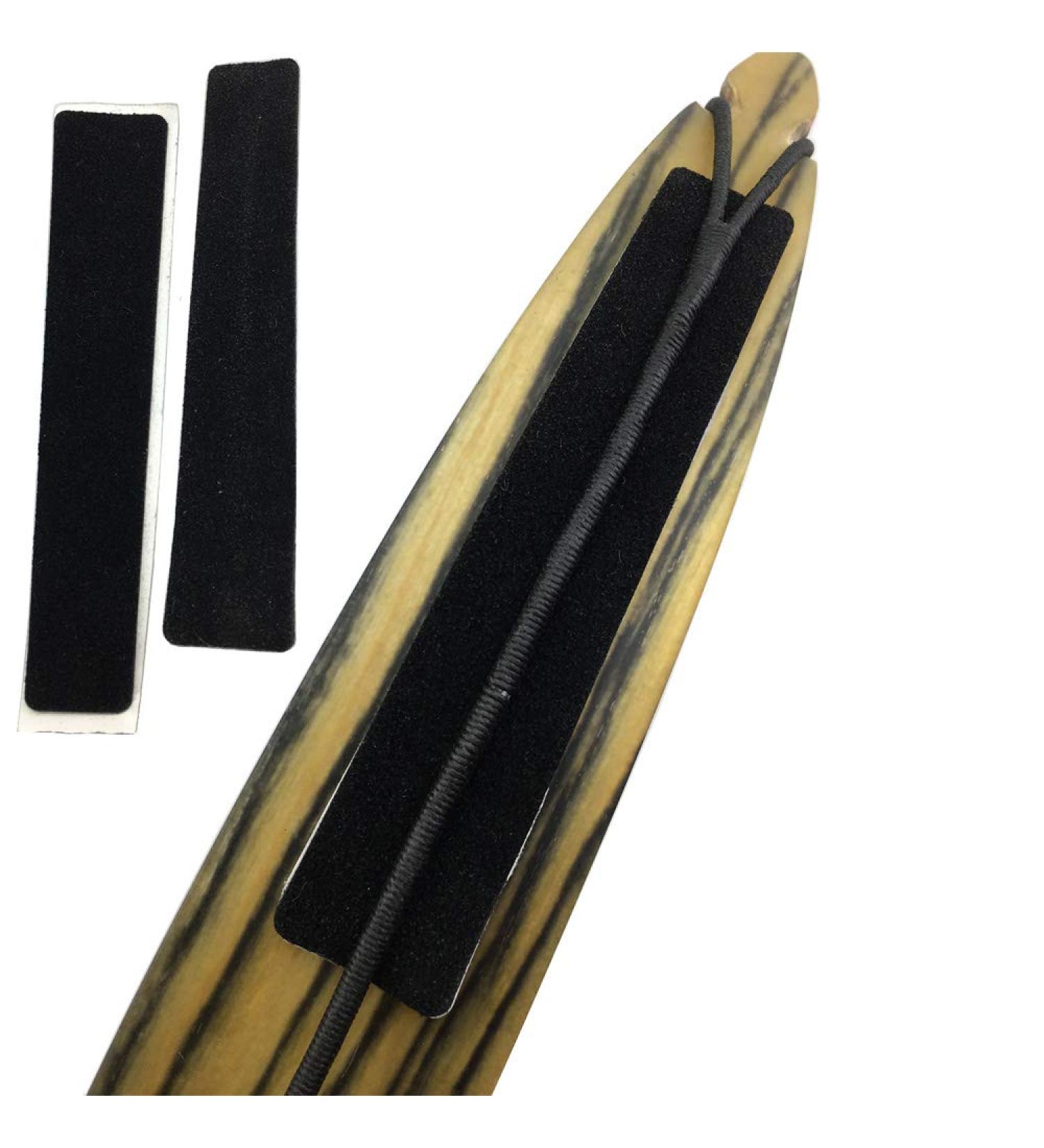 SHARROW 5 Pairs Archery Recurve Bow Limb Silencer Recurve Bow Shock Absorber Leather Limb Dampener Bowstring Groove Silencers for Outdoor Shooting Hunting Accessories black - Buy Online on SooperMarket.com