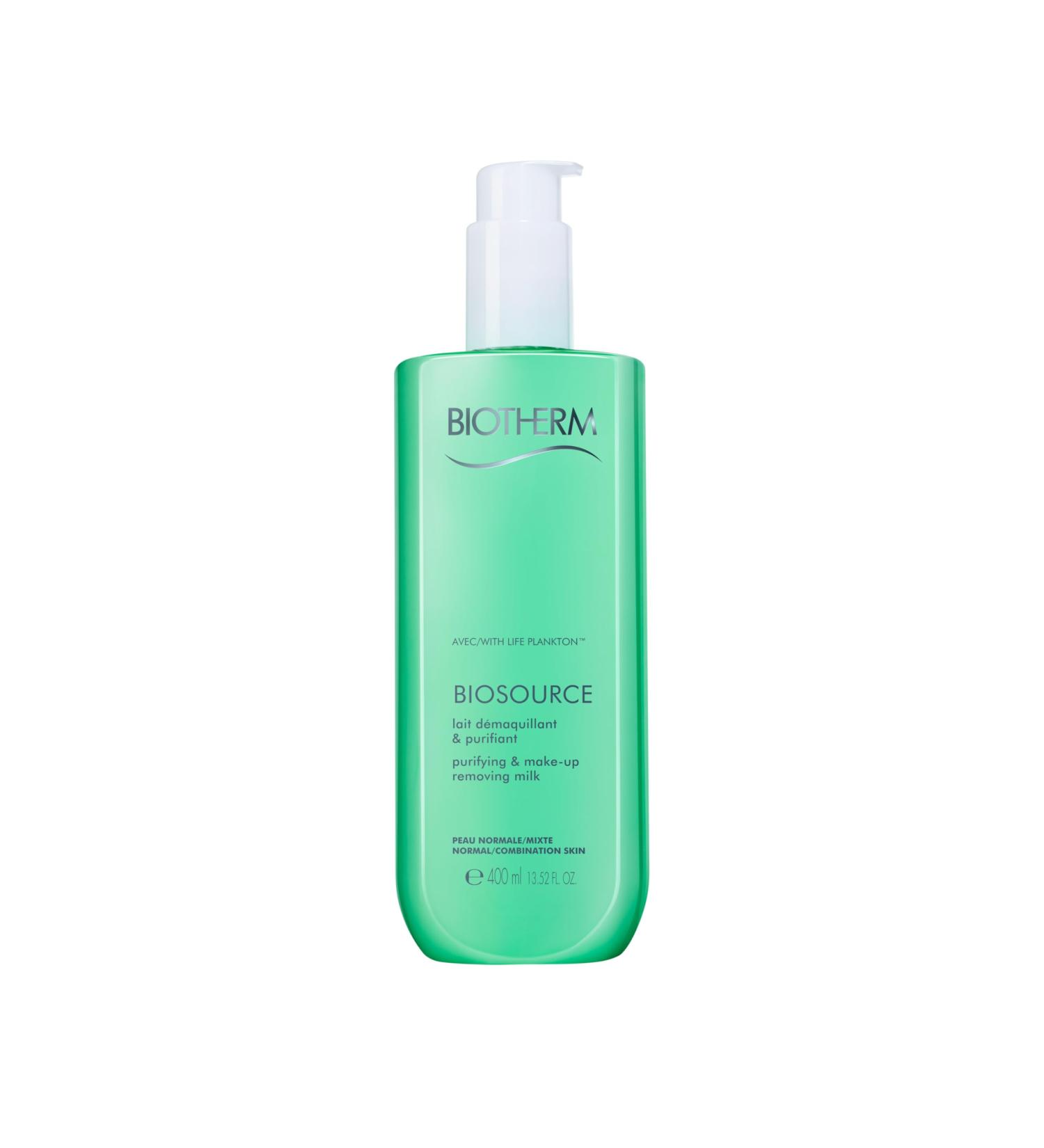Biotherm Biosource Purifying And Make-Up Removing Milk For Normal/Combination Skin 13.52 Ounce