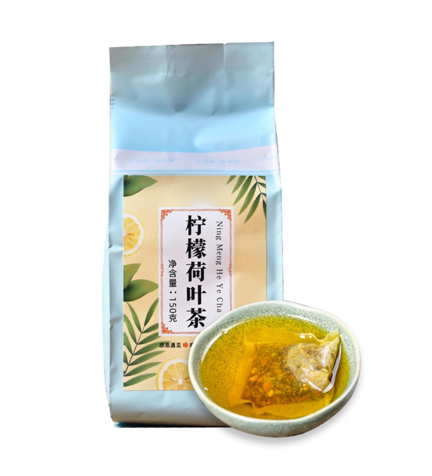 30 Packs 150G Lemon Lotusleaf Tea Strong Fragrance Fruity Aroma Sweet Sour Taste Independent Pouches Easy To Carry Around Herbal Tea Suitable for Gifts for Family and Friends - Buy Online on SooperMarket.com