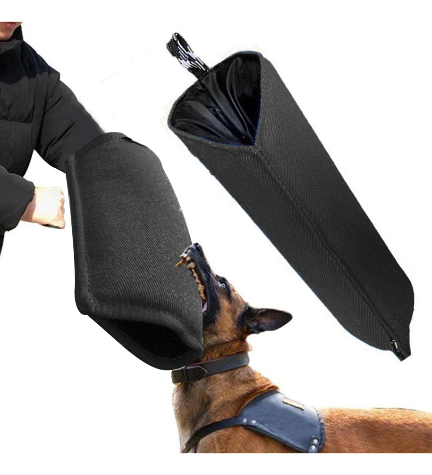 Dog Bite Sleeves Burlap Arm Protection Sleeves Dog Training Arm Sleeves Bite Protective Sleeves for Dog Training Supplies (Black) - Buy Online on SooperMarket.com