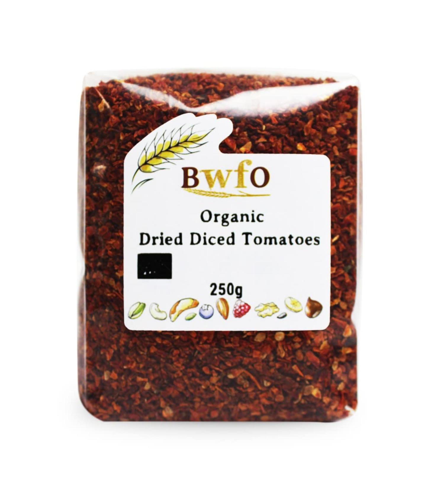 Organic Dried Diced Tomatoes 250g (BWFO)