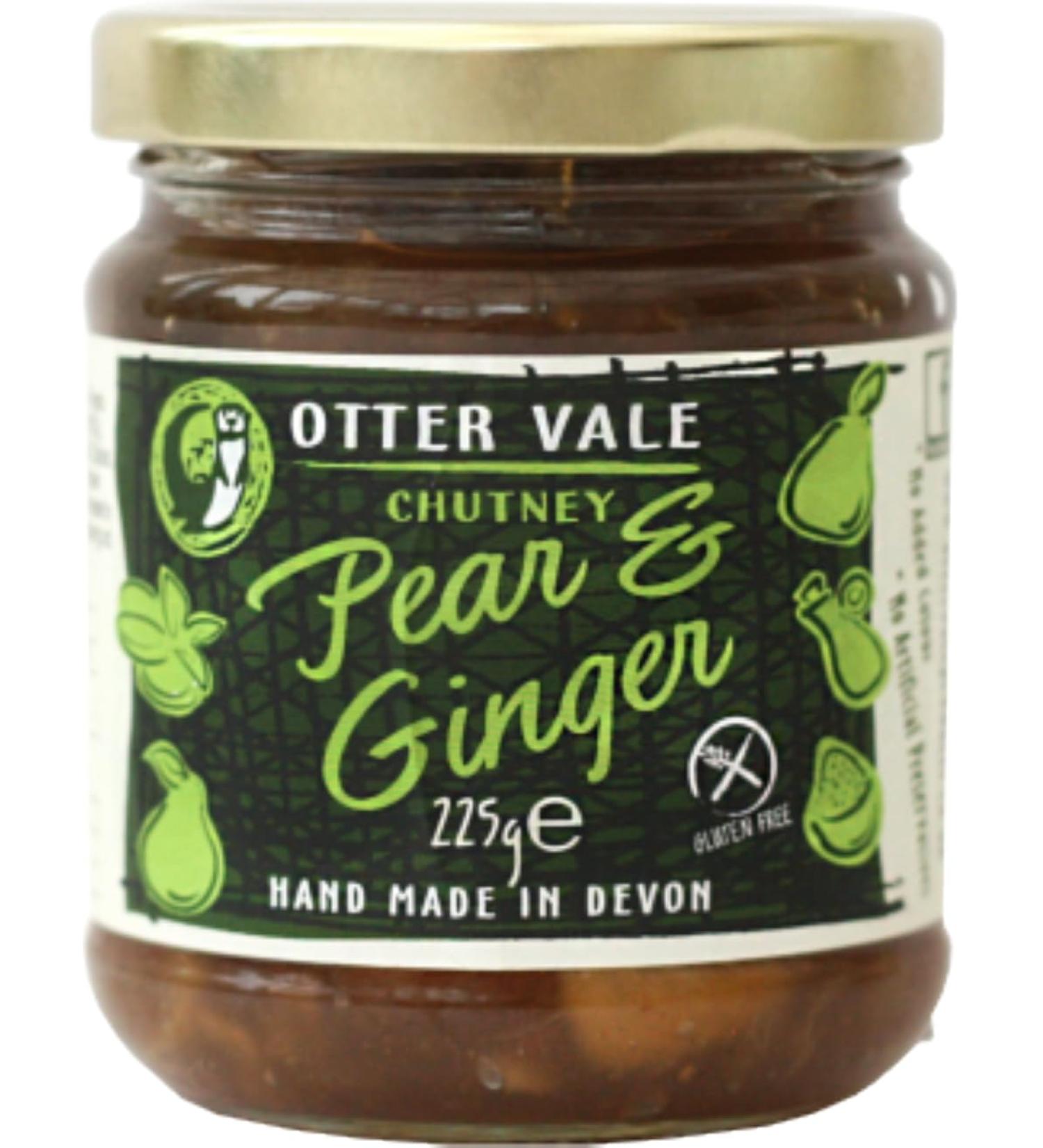 Otter Vale Pear & Ginger Chutney 225g - 2 Pack