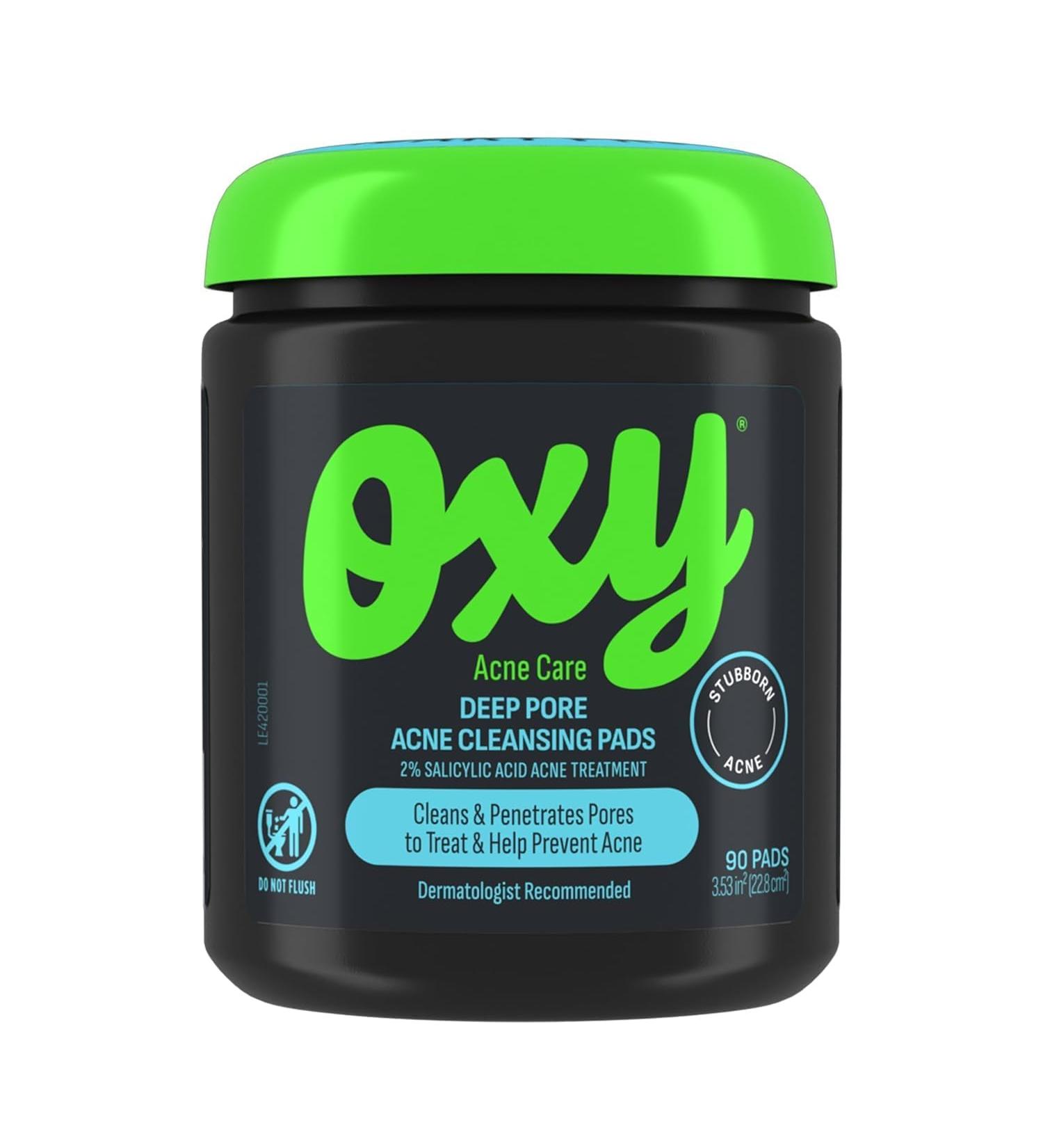 OXY Daily Defense Cleansing Pads - 90 Pads for Clear Skin | International Shipping Available - Buy Online on SooperMarket.com