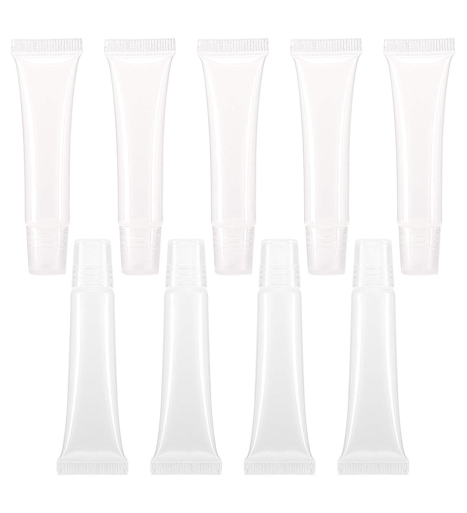 ZOKLU 13ML Refillable Lip Gloss Balm Tubes - Clear Cosmetic Containers (Pack of 90) - Buy Online on SooperMarket.com