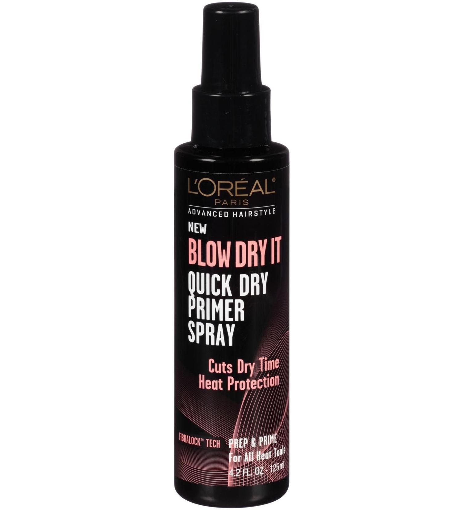 L'Oreal Paris Advanced Hairstyle BLOW DRY IT Quick Dry Primer Spray 4.2 fl oz.