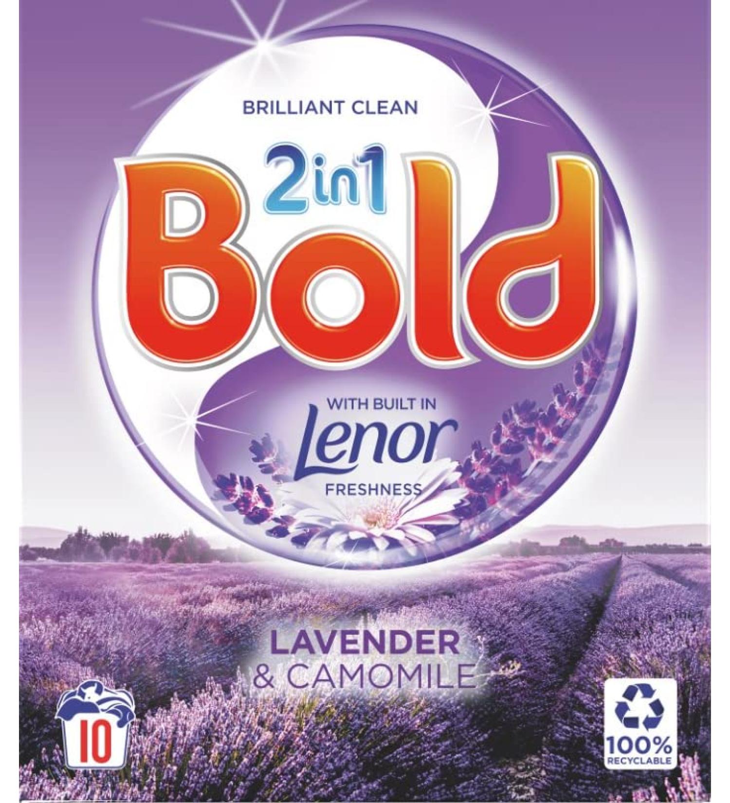 Bold 2in1 Washing Powder Lavender & Camomile 10 Washes