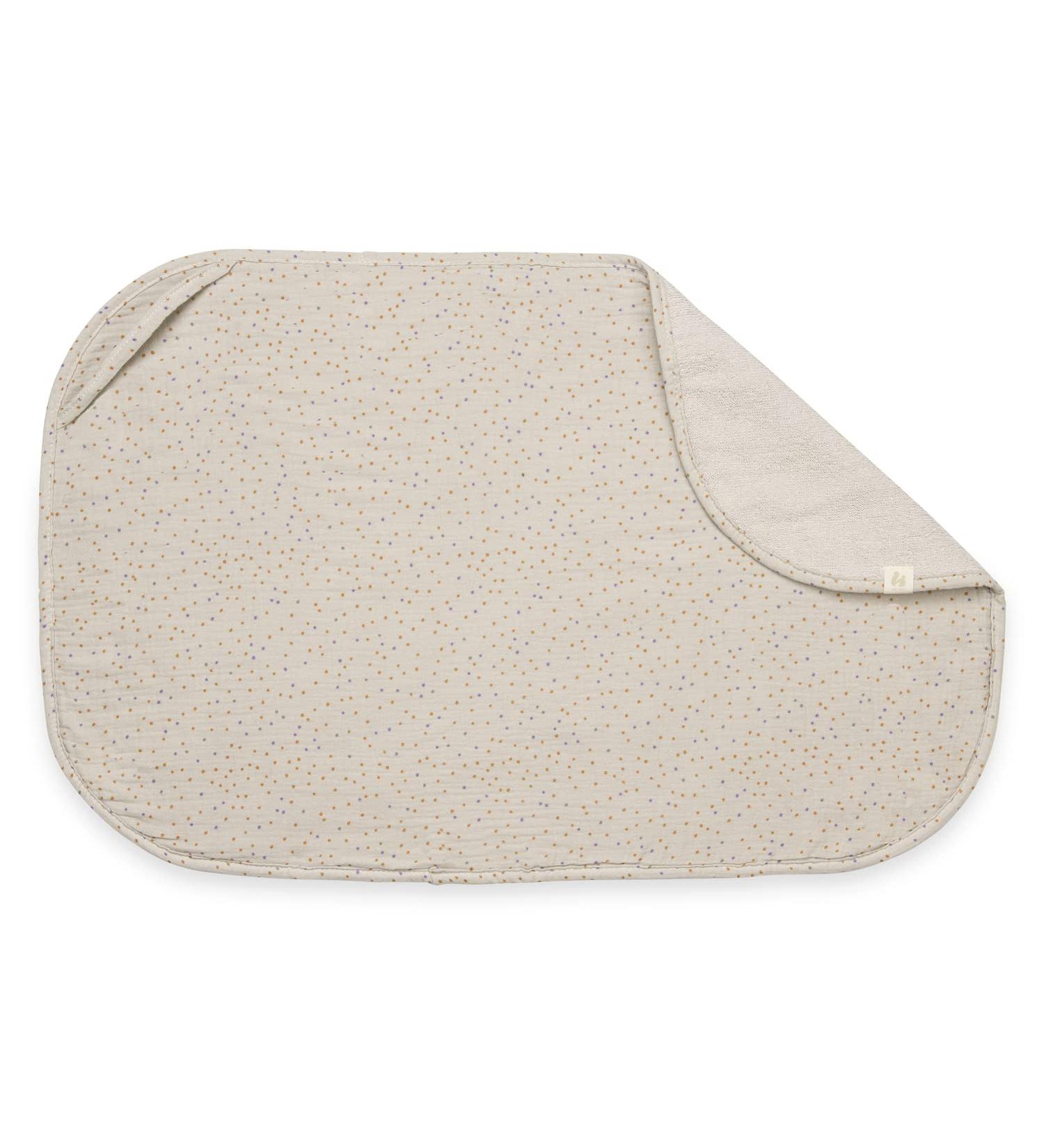 Hauck Topper & Towel for Changing Mat - Breathable Muslin & Terry Cloth Washable 60 C Unisex Design for Hauck Change N Clean (Beige Dots) - Ideal for Babies - Buy Online on SooperMarket.com