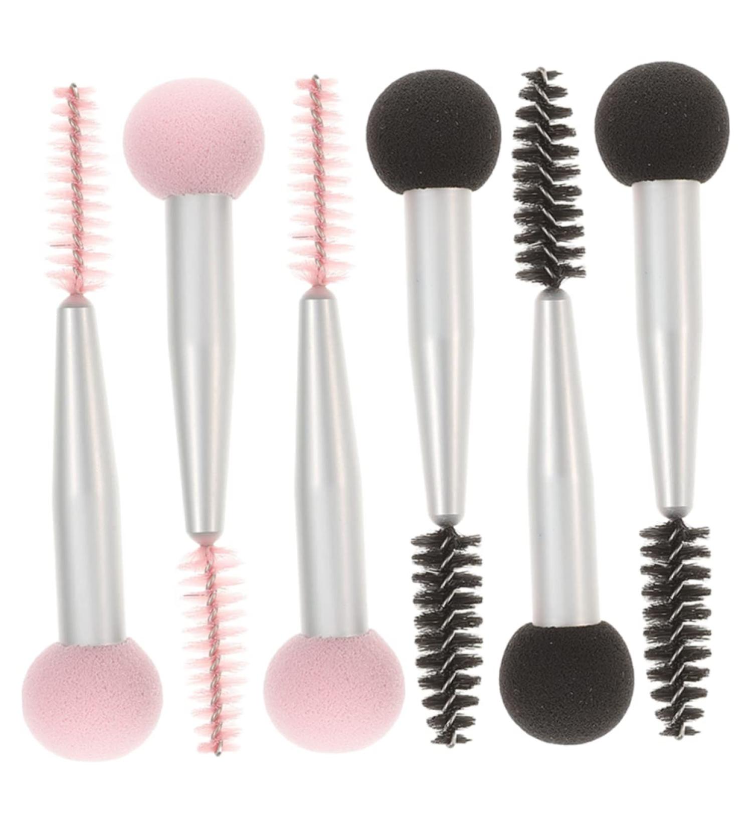BELLIFFY 6pcs Sponge Makeup Brush Travel Makeup Eye Shadow Brush Makeup Sponge Brush Makeup Make up Sponge Brush Makeup Tool Makeup Double Head Brush Eyebrow Sponge Brush Mascara - Buy Online on SooperMarket.com