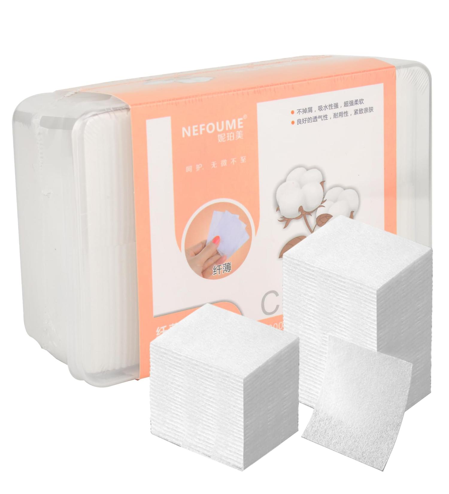 1000pcs Makeup Remover Cotton Pads - Soft Lint-Free Durable Facial & Nail Polish Wipes for Easy Makeup Removal - Buy Online on SooperMarket.com