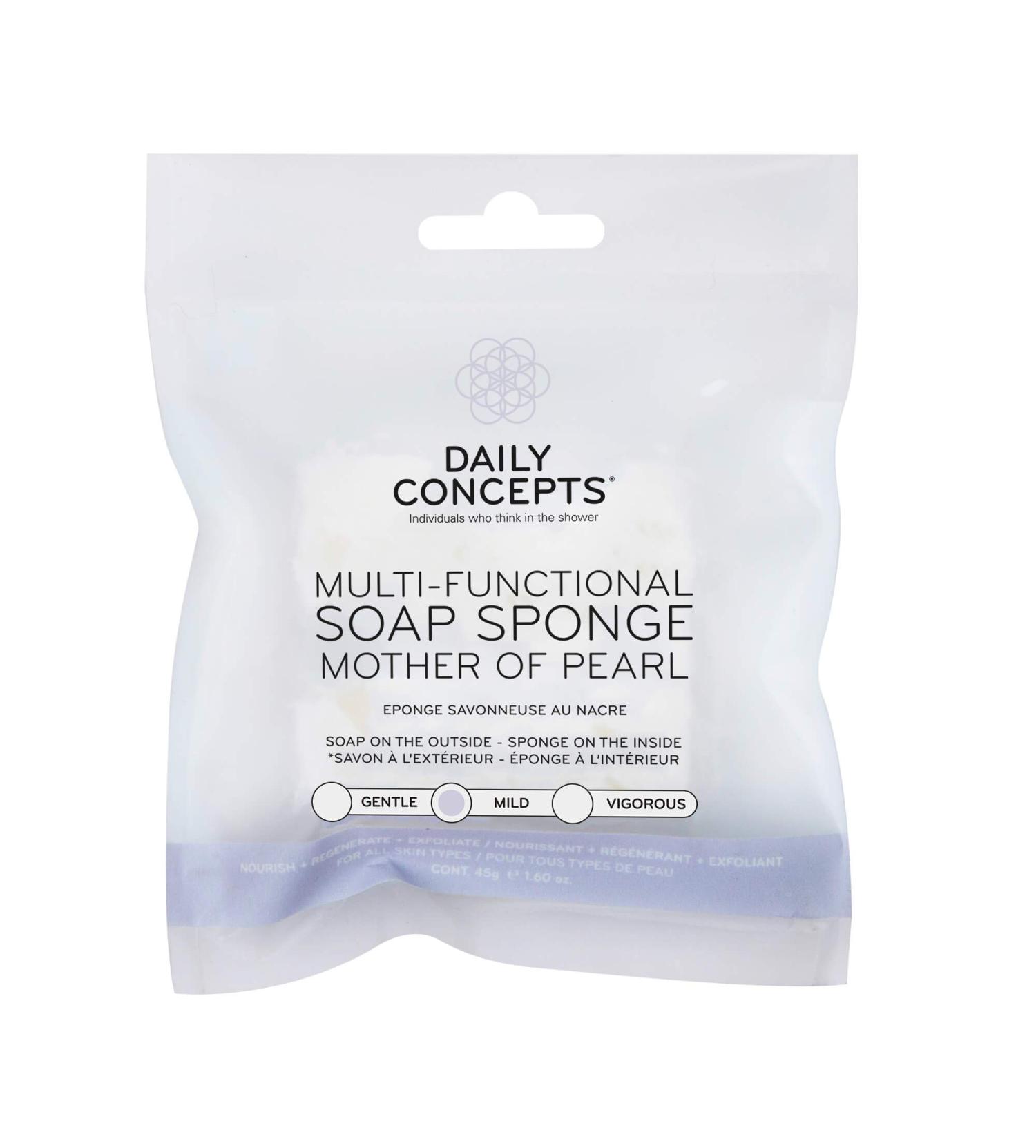 Mother of Pearl Multi-Functional Soap Sponge - 1 Pack - Buy Online on SooperMarket.com