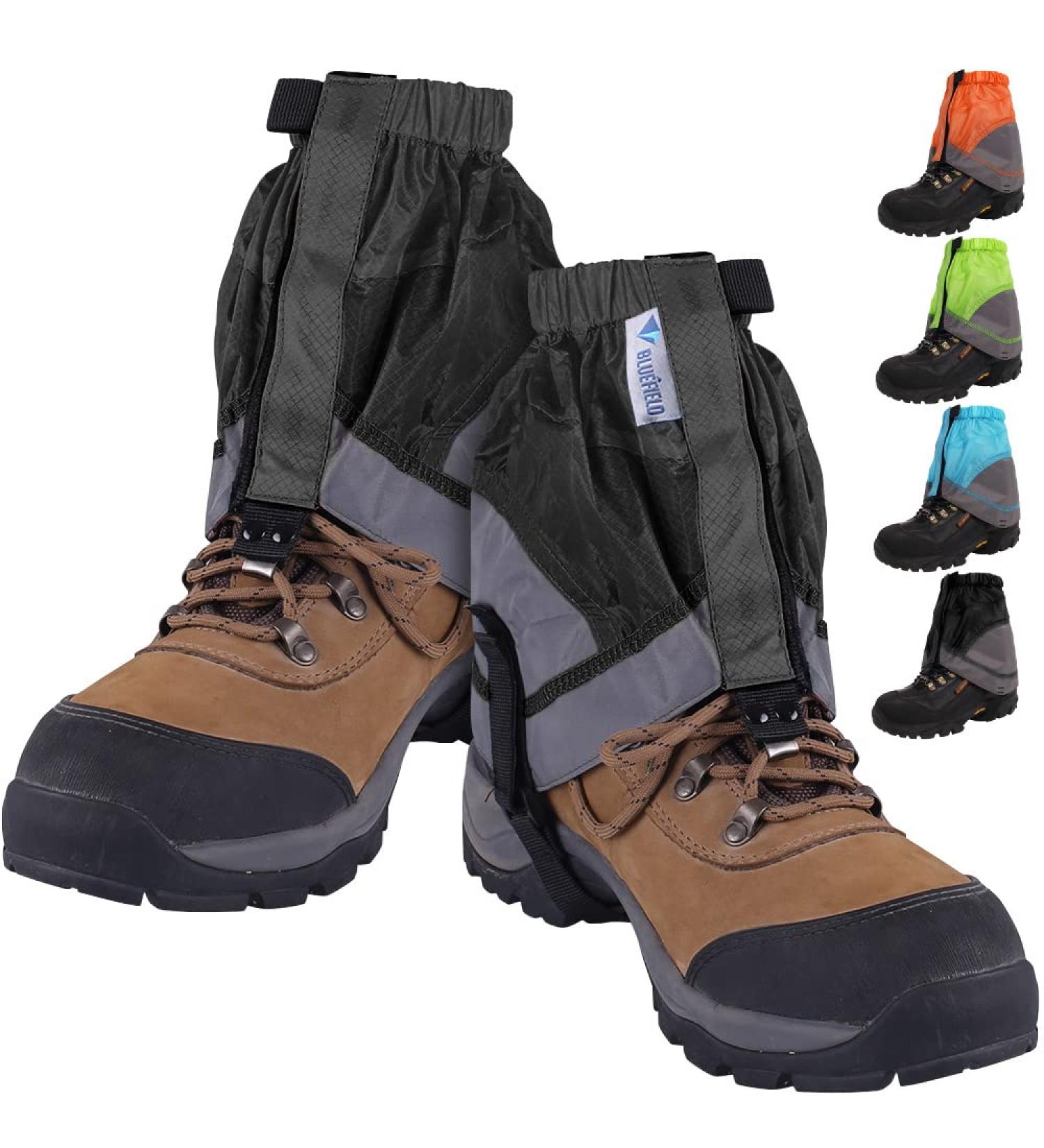 Waterproof Tyuodna Gaiters for Hiking Running & Outdoor Activities - Breathable Leg Gaiters for Men & Women - One Size Black - Buy Online on SooperMarket.com