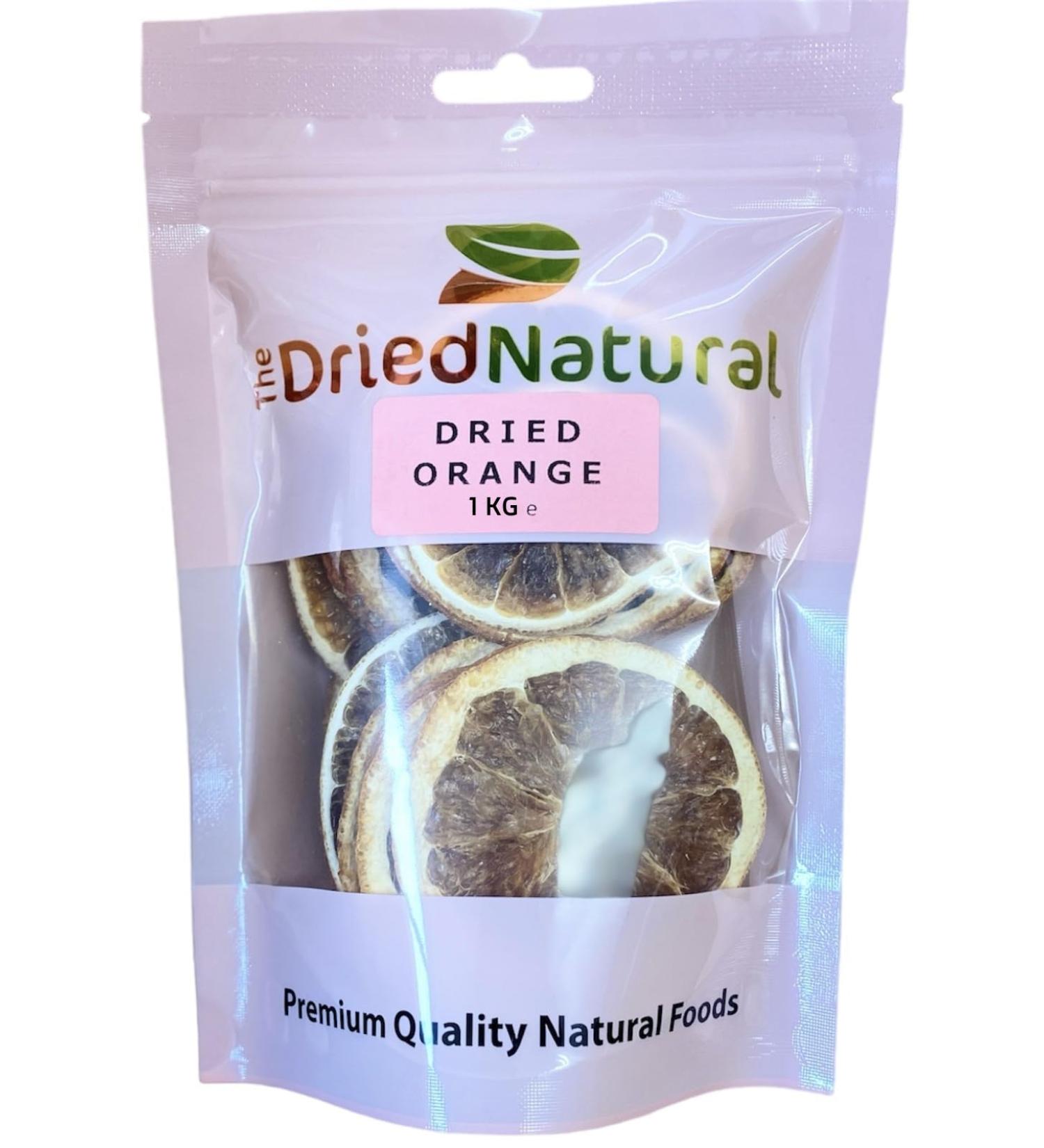 Dried Orange Slices 1 KG for Cocktails Drinks Natural Food - The Dried Natural - Buy Online on SooperMarket.com