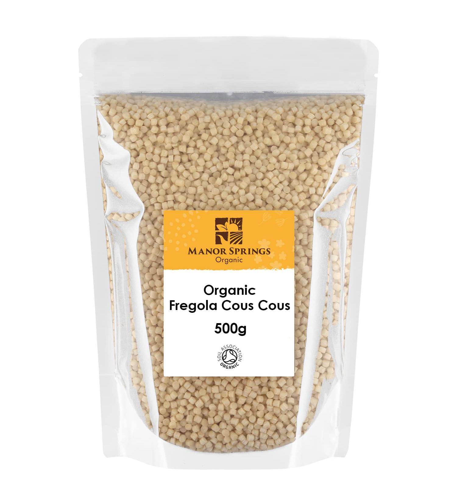 Organic Fregola Cous Cous 500g by Manor Springs Organic - Buy Online on SooperMarket.com
