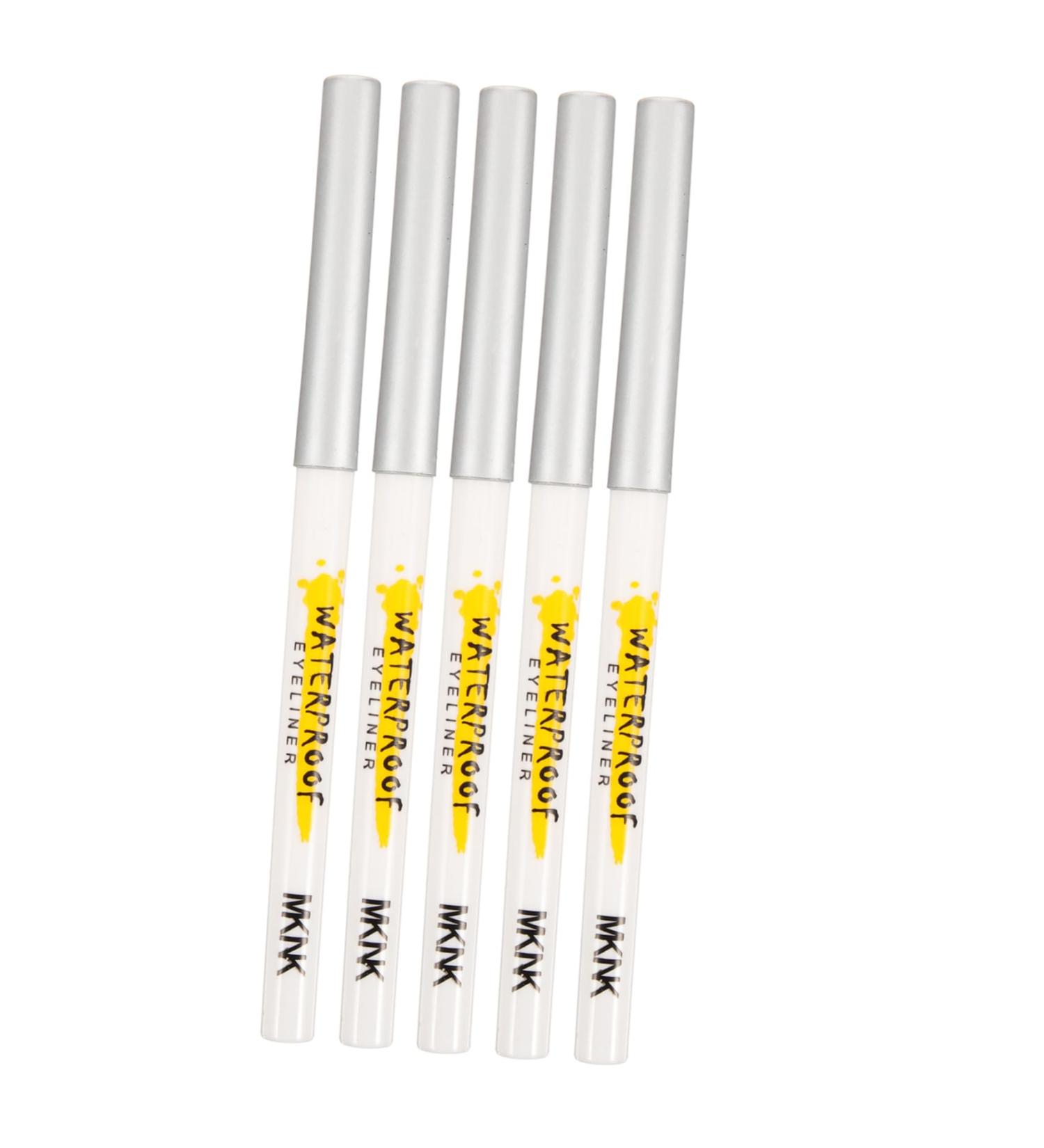 NOLITOY 5pcs White Lying Silkworm Pen Highlighters White Crayons Eye Makeup Tool Eyeliner Make up Girl - Buy Online on SooperMarket.com